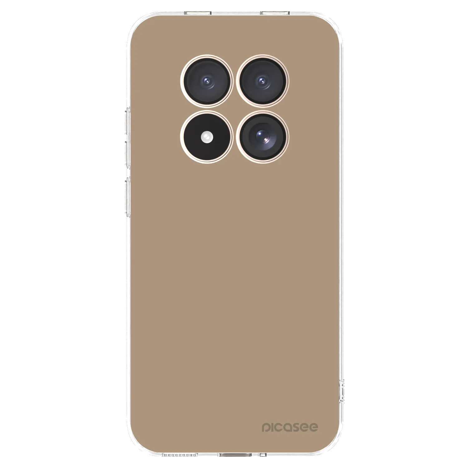 Picasee silikonový průhledný obal pro Xiaomi Redmi Note 15 Pro 4G - Soft Sand