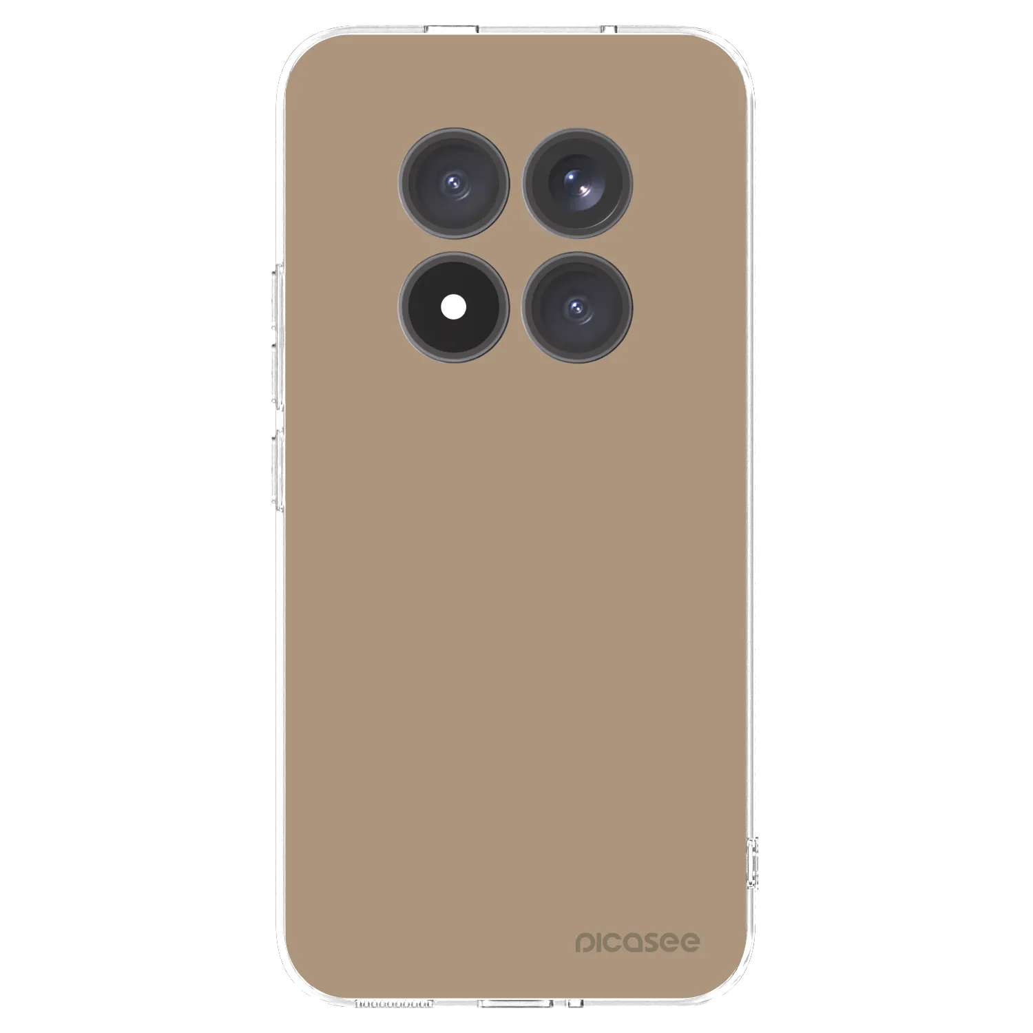 Picasee silikonový průhledný obal pro Xiaomi Redmi Note 15 Pro+ - Soft Sand