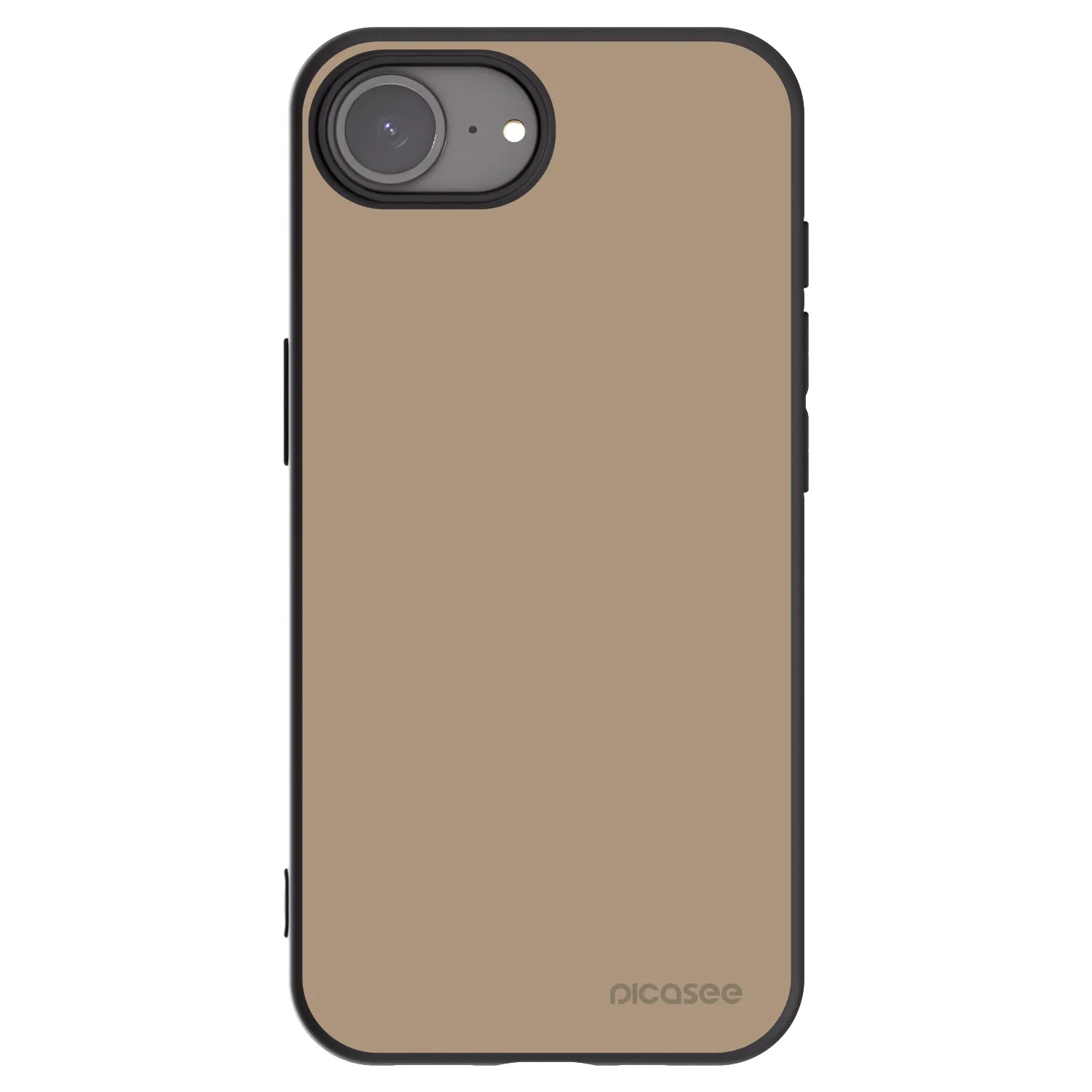 Picasee silikonový černý obal pro Apple iPhone 17e - Soft Sand