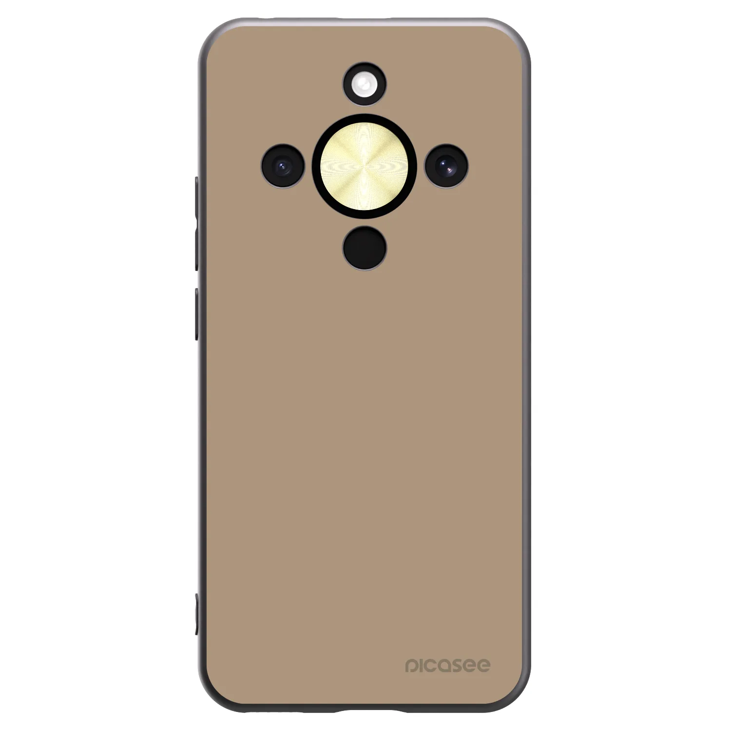 Picasee silikonový černý obal pro Honor Magic8 Lite 5G - Soft Sand