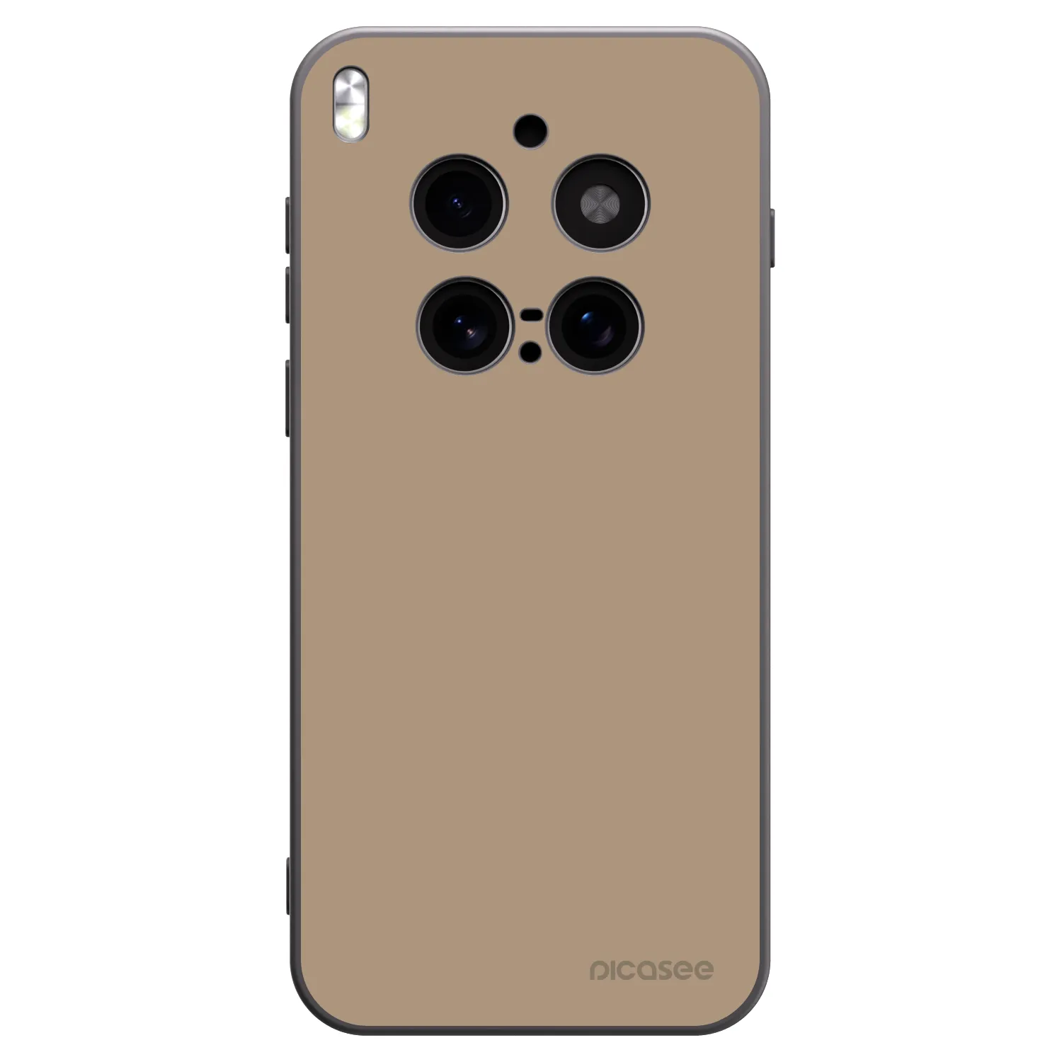 Picasee silikonový černý obal pro Vivo X300 Pro - Soft Sand