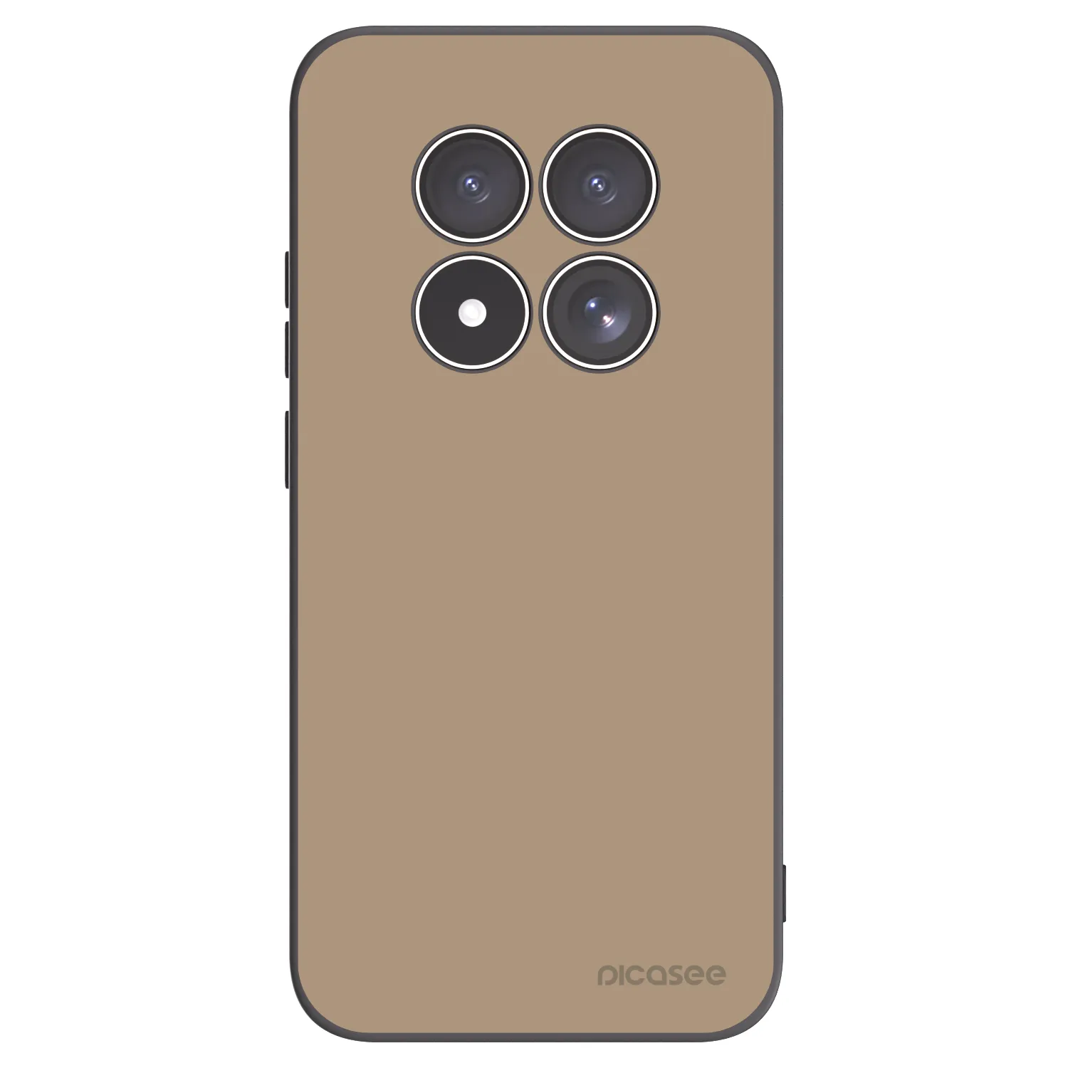 Picasee silikonový černý obal pro Xiaomi Redmi Note 15 Pro 5G - Soft Sand