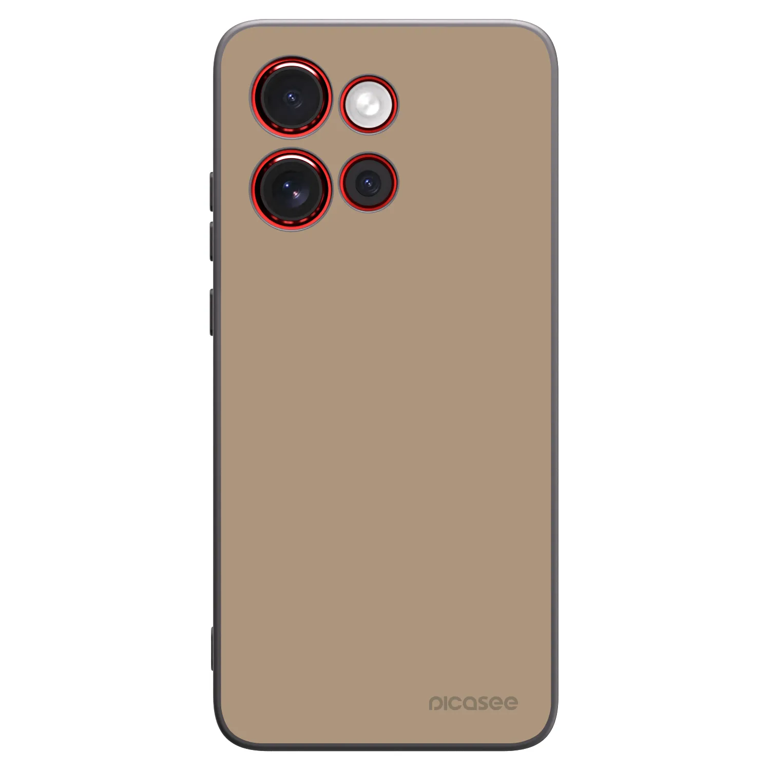 Picasee silikonový černý obal pro Motorola Edge 60 Neo 5G - Soft Sand
