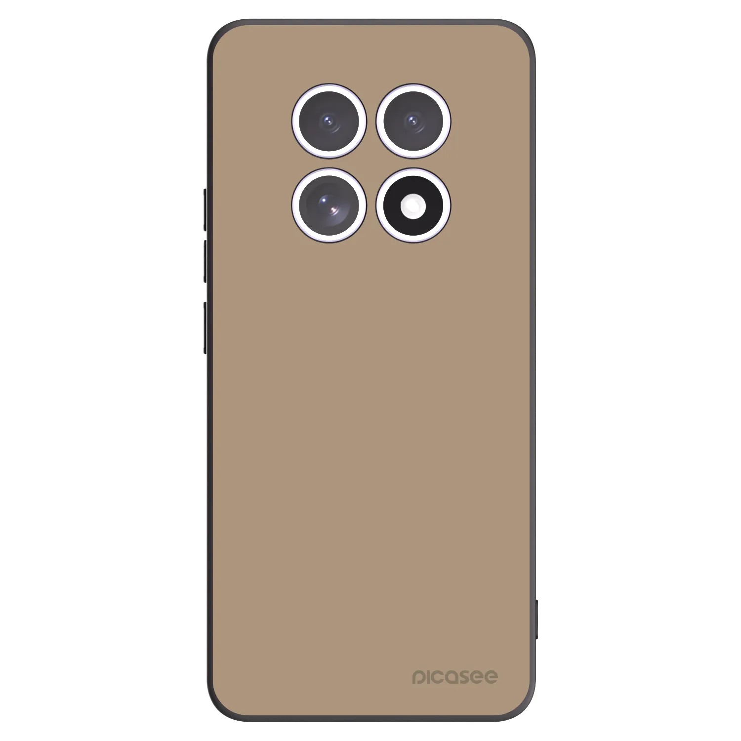 Picasee silikonový černý obal pro Xiaomi Redmi Note 15 5G - Soft Sand