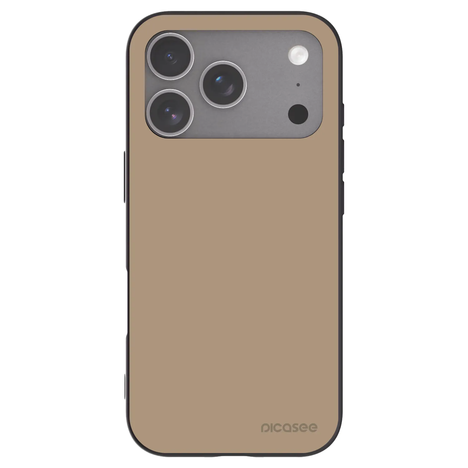 Picasee silikonový černý obal pro Apple iPhone 18 Pro - Soft Sand