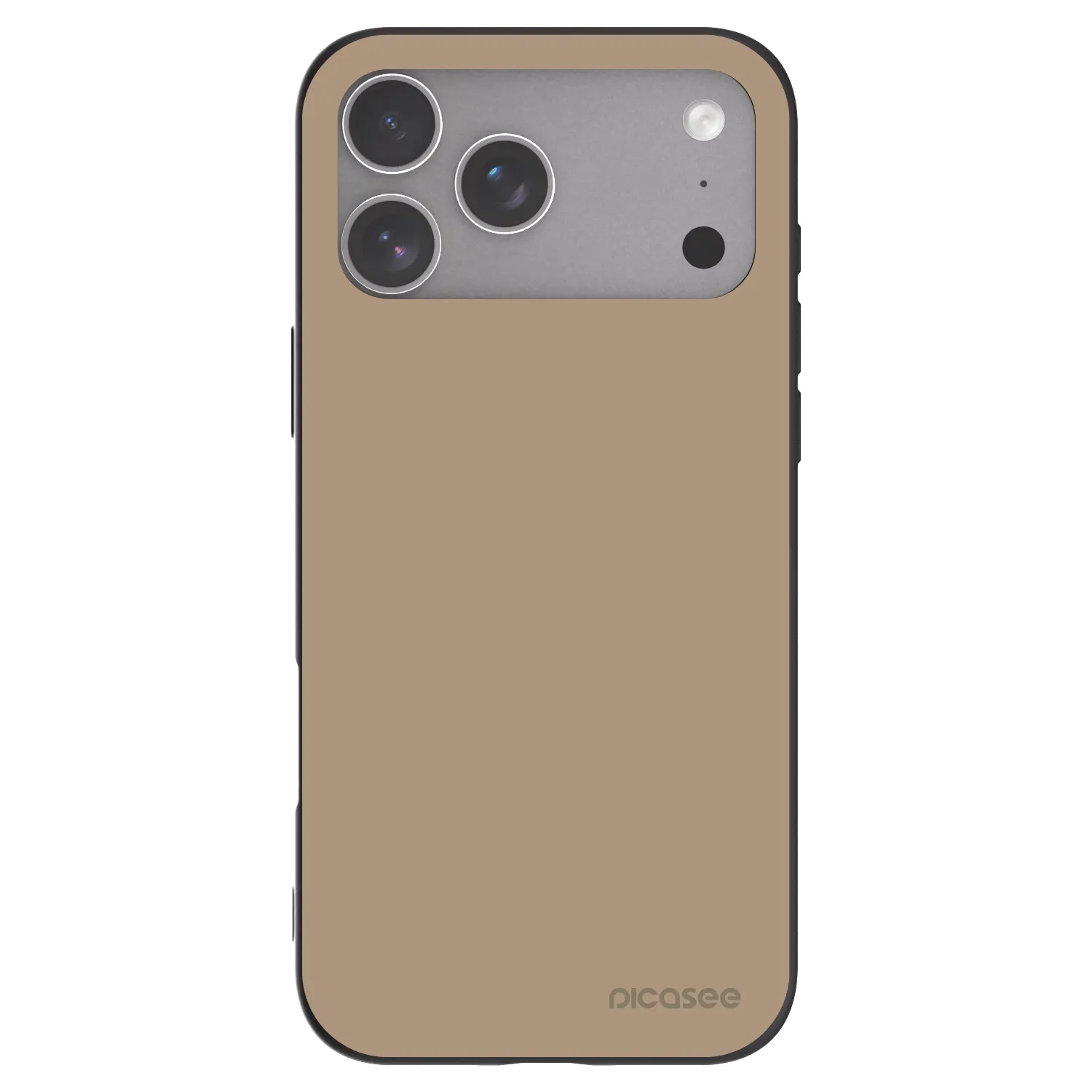 Picasee silikonový černý obal pro Apple iPhone 18 Pro Max - Soft Sand