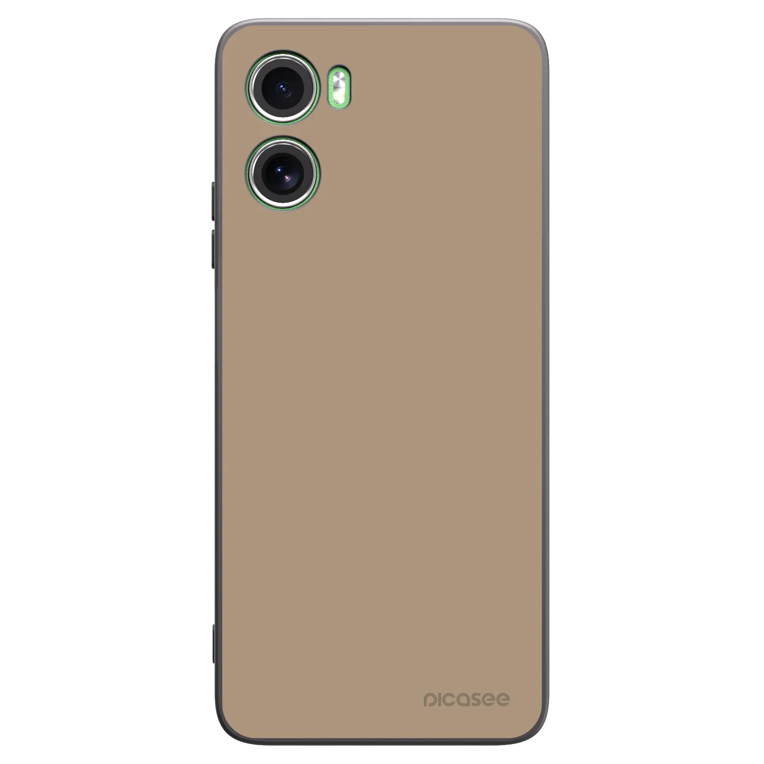 Picasee silikonový černý obal pro Motorola Moto G06 - Soft Sand