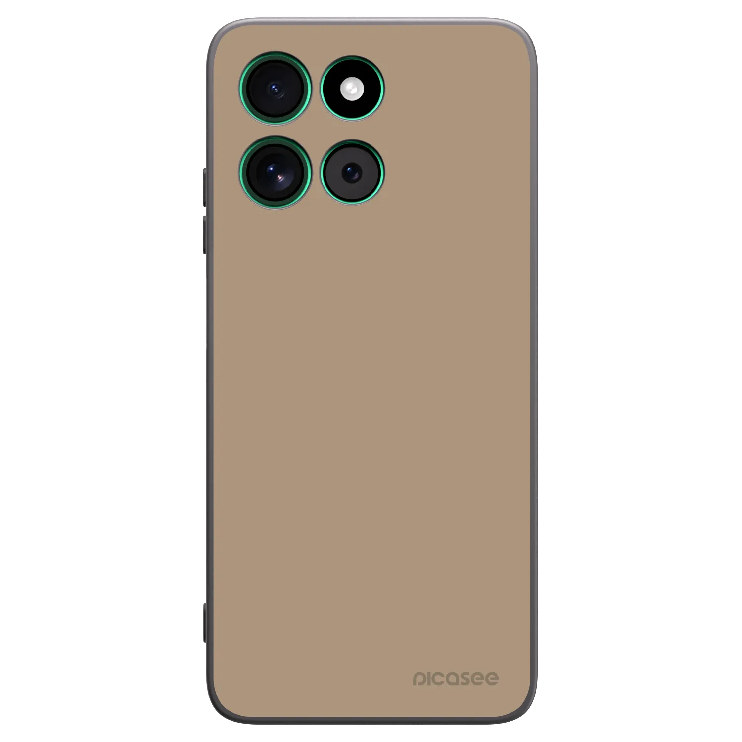 Picasee silikonový černý obal pro Motorola Moto G57 Power - Soft Sand