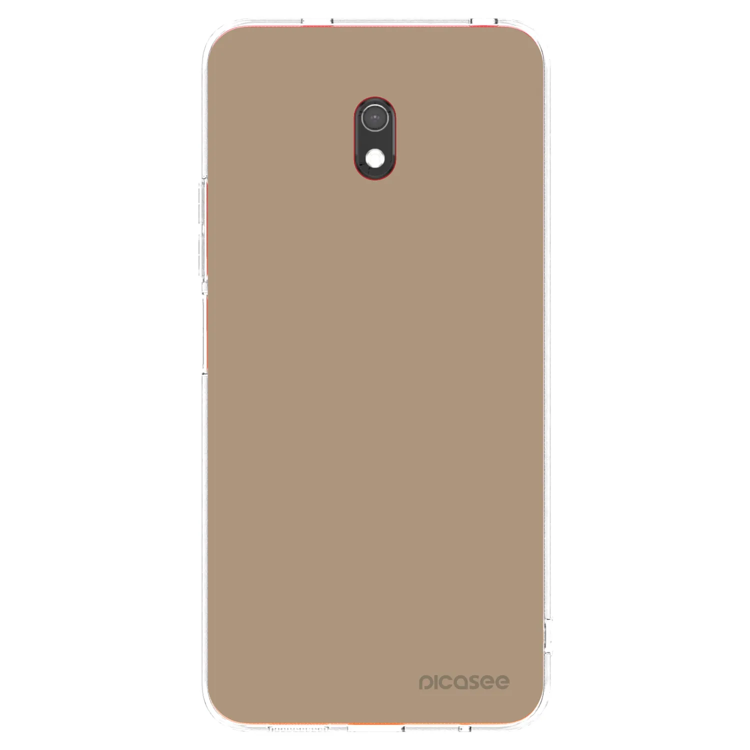 Picasee silikonový průhledný obal pro Xiaomi Redmi 8A - Soft Sand