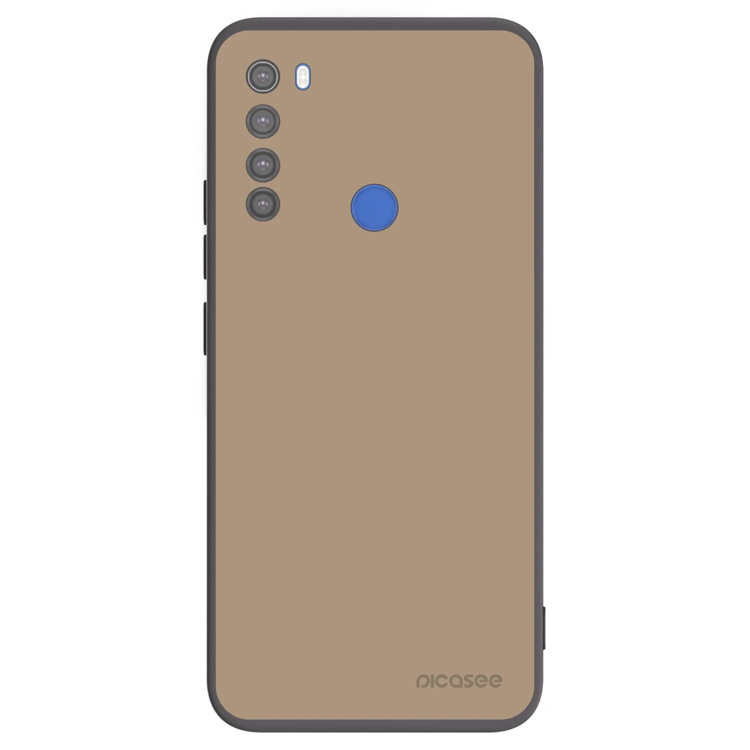 Picasee silikonový černý obal pro Xiaomi Redmi Note 8T - Soft Sand