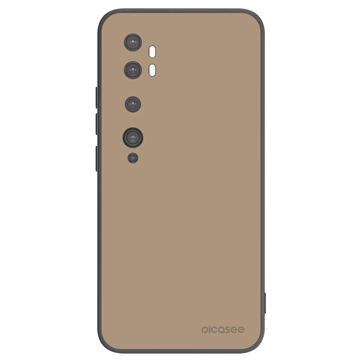 Picasee silikonový černý obal pro Xiaomi Mi Note 10 (Pro) - Soft Sand