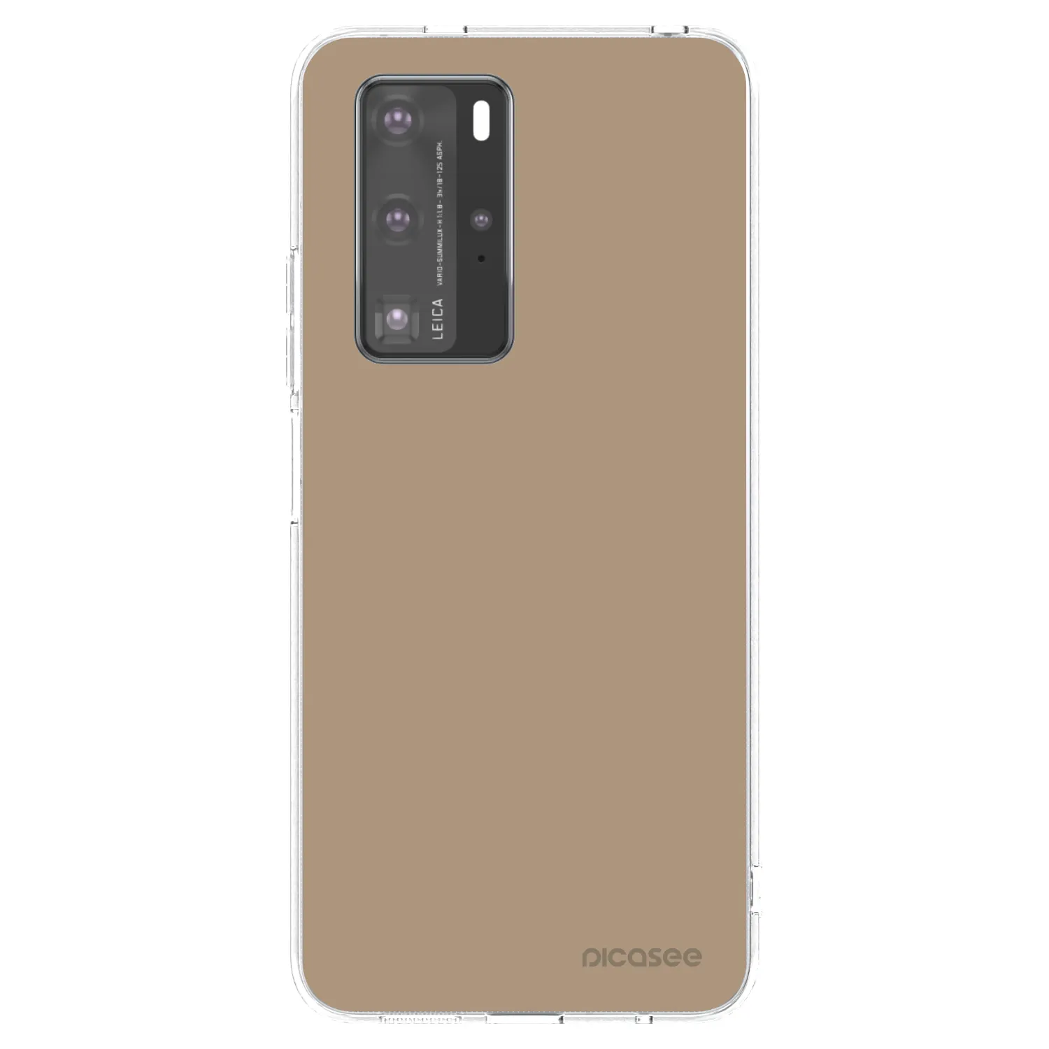Picasee silikonový průhledný obal pro Huawei P40 Pro - Soft Sand