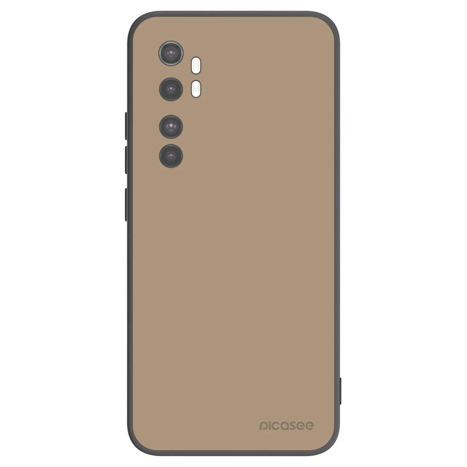 Picasee silikonový černý obal pro Xiaomi Mi Note 10 Lite - Soft Sand