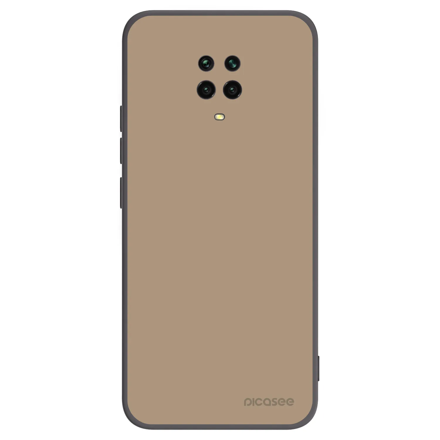 Picasee silikonový černý obal pro Xiaomi Redmi Note 9S - Soft Sand