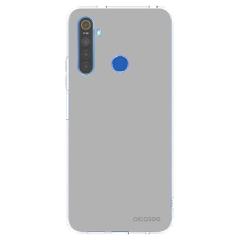 Picasee silikonový průhledný obal pro Realme 5 - Stone