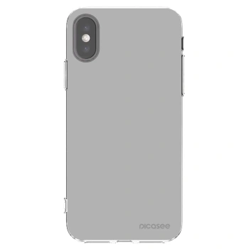 Picasee silikonový průhledný obal pro Apple iPhone X/XS - Stone