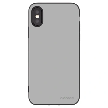 Picasee silikonový černý obal pro Apple iPhone X/XS - Stone