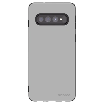 Picasee silikonový černý obal pro Samsung Galaxy S10 G973 - Stone