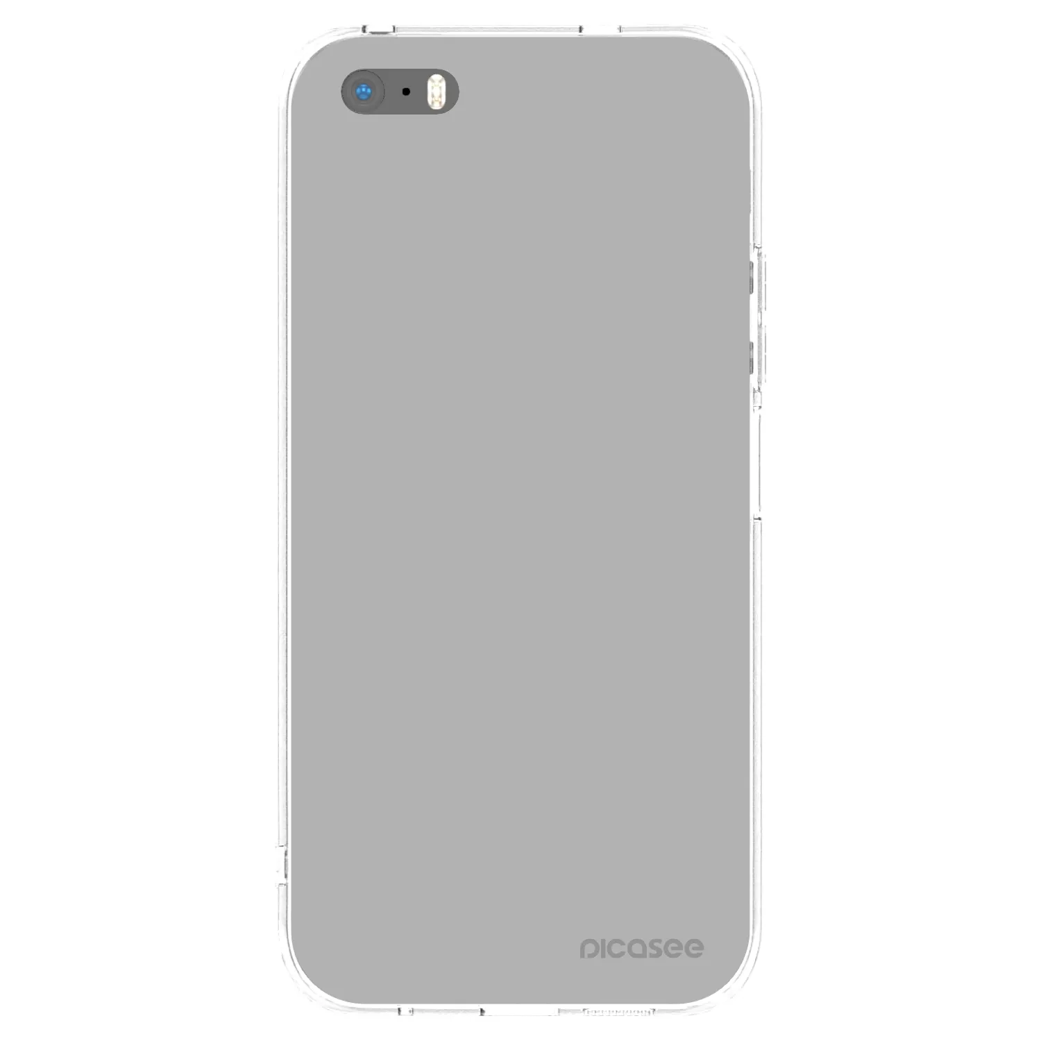 Picasee silikonový průhledný obal pro Apple iPhone 5/5S/SE - Stone