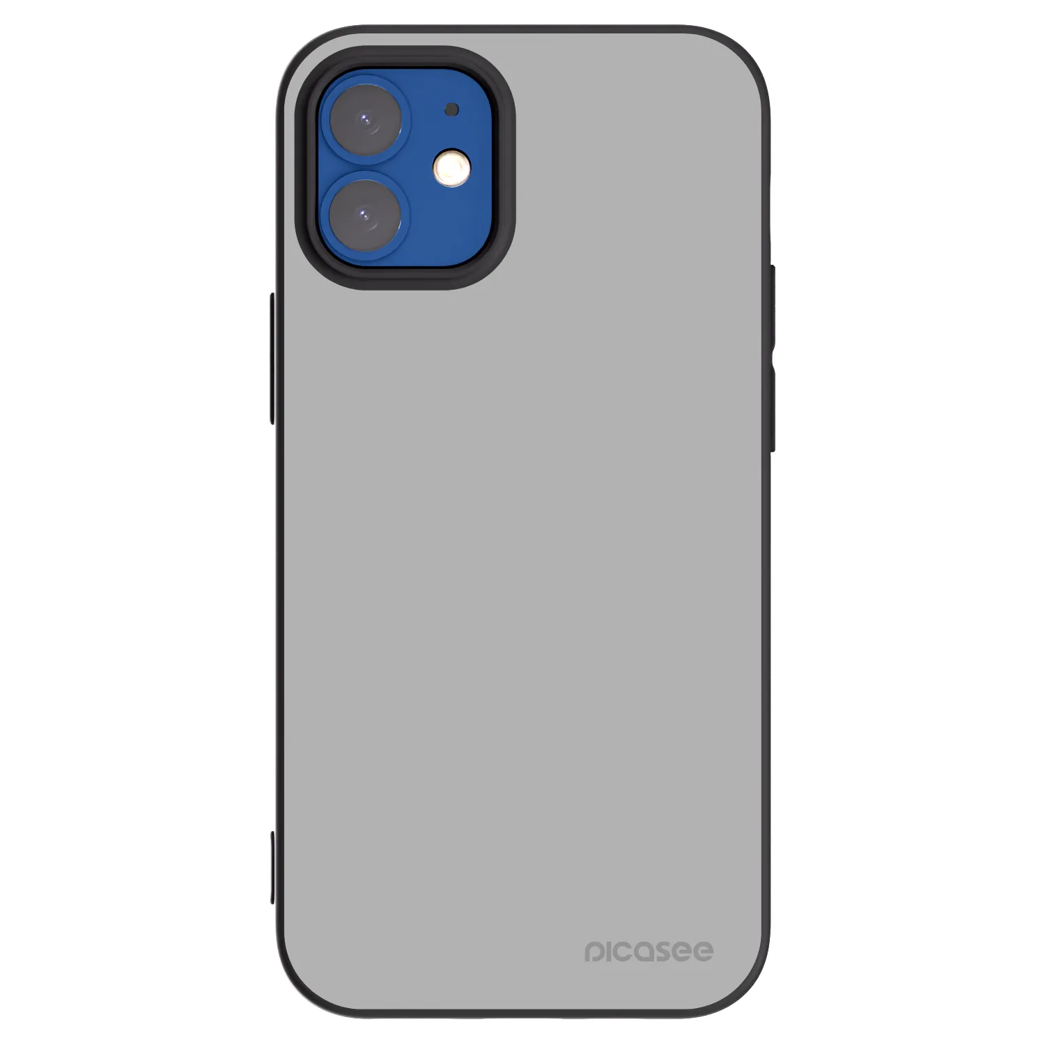 Picasee silikonový černý obal pro Apple iPhone 12 mini - Stone