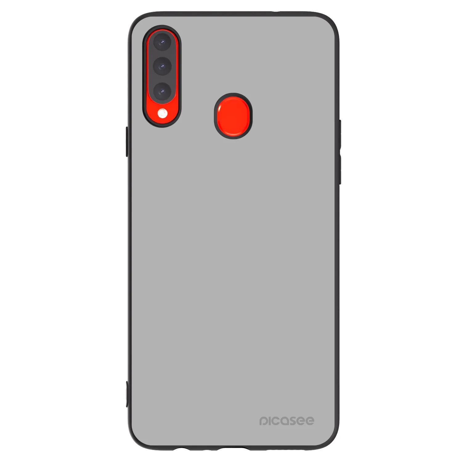 Picasee silikonový černý obal pro Samsung Galaxy A20s - Stone