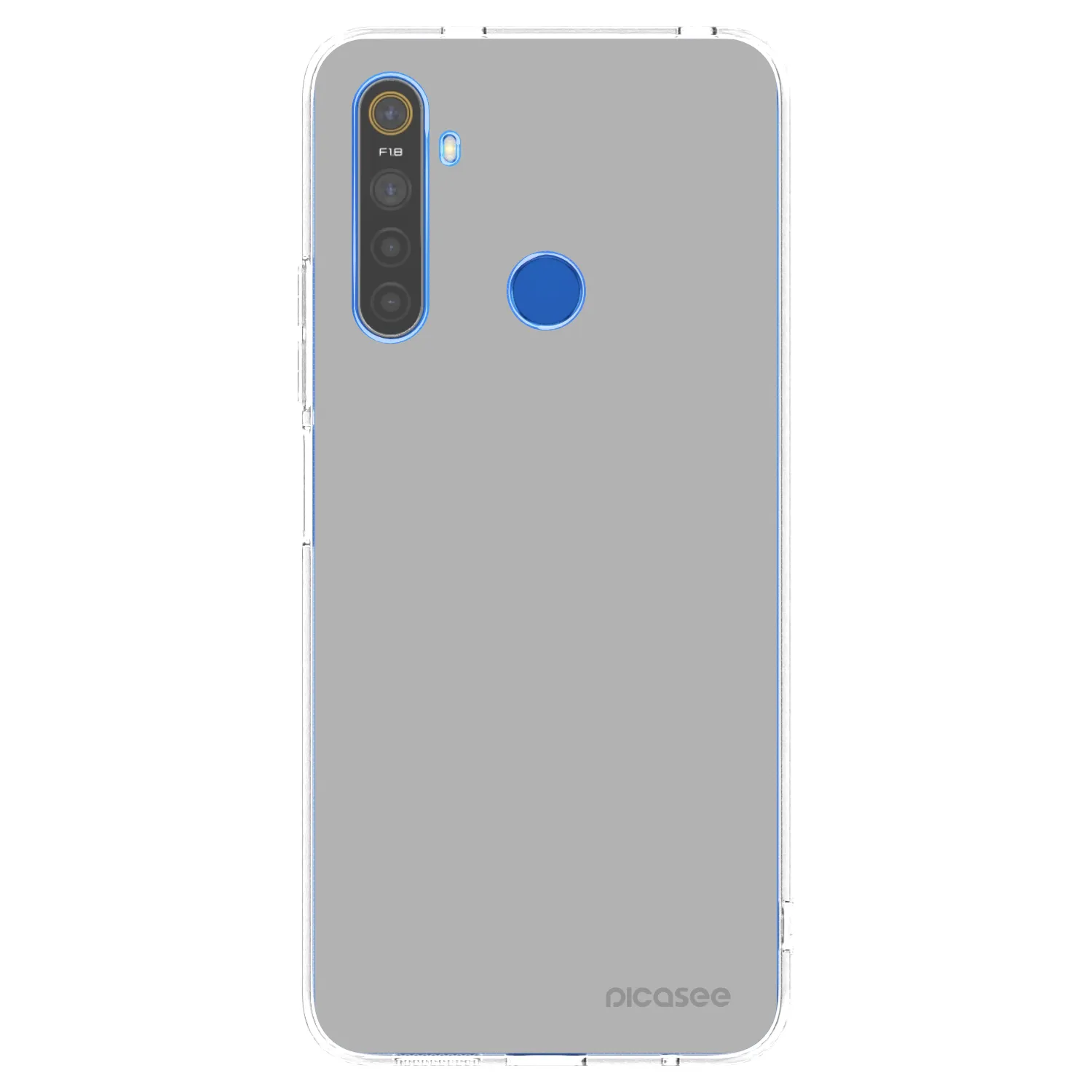 Picasee silikonový průhledný obal pro Realme 5 - Stone