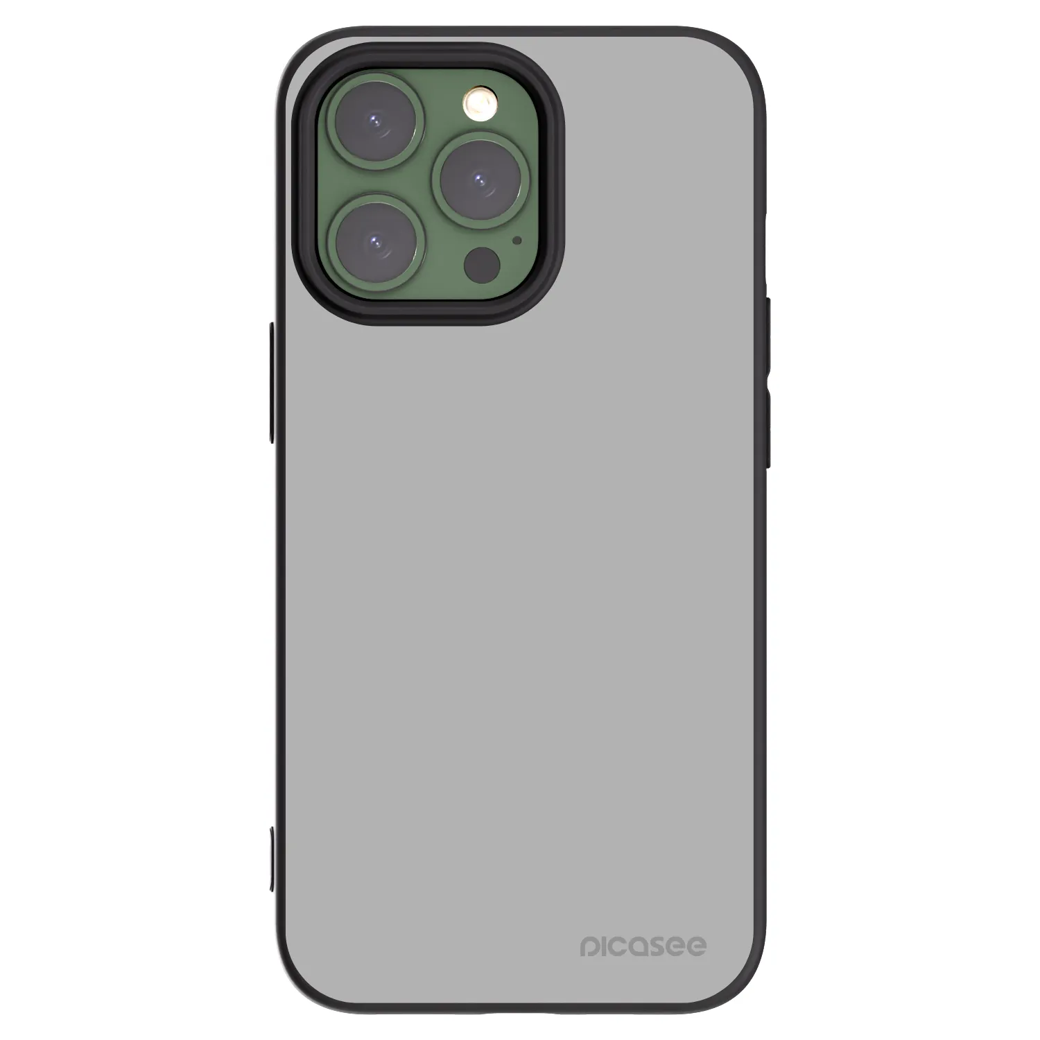 Picasee silikonový černý obal pro Apple iPhone 13 Pro - Stone
