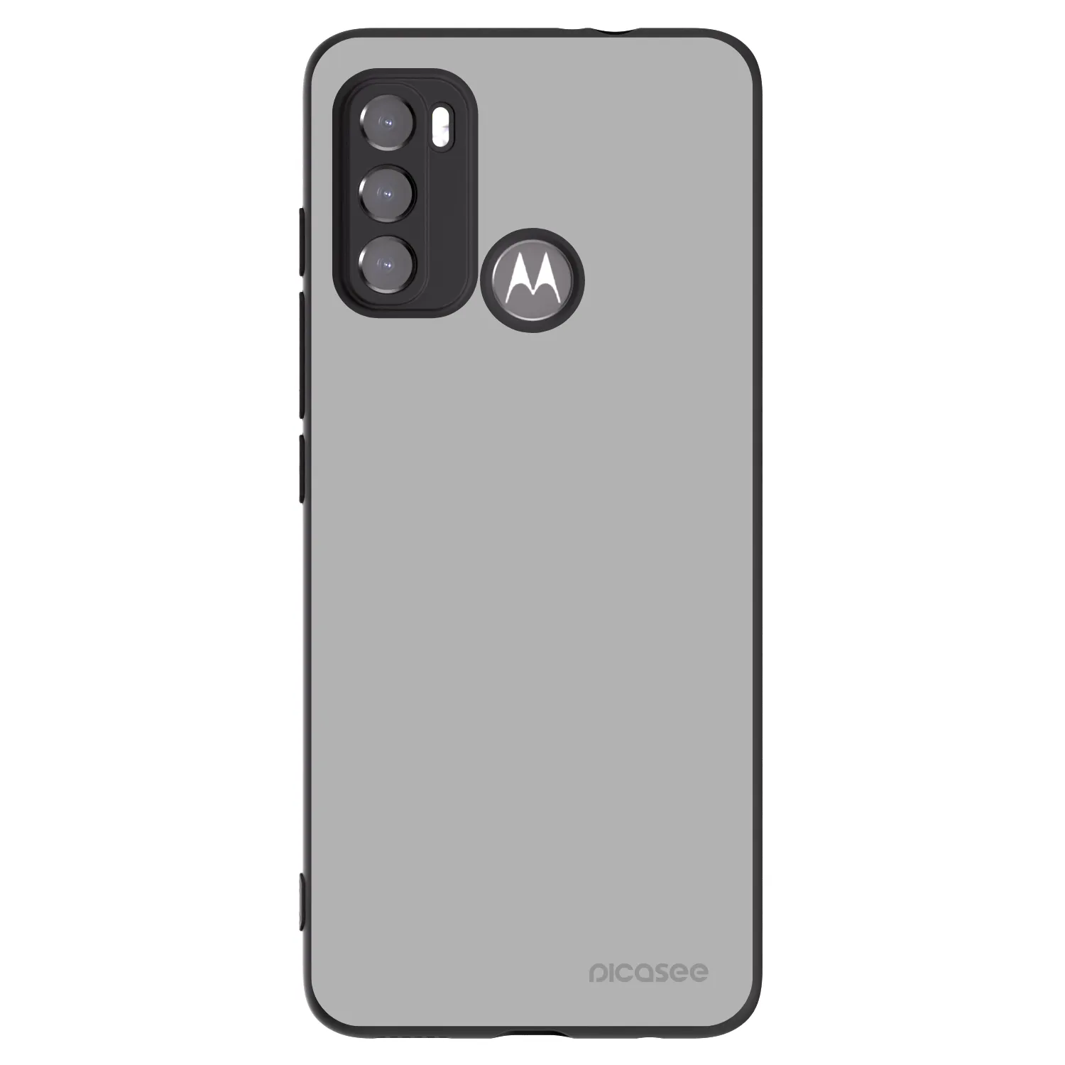 Picasee silikonový černý obal pro Motorola Moto G60 - Stone
