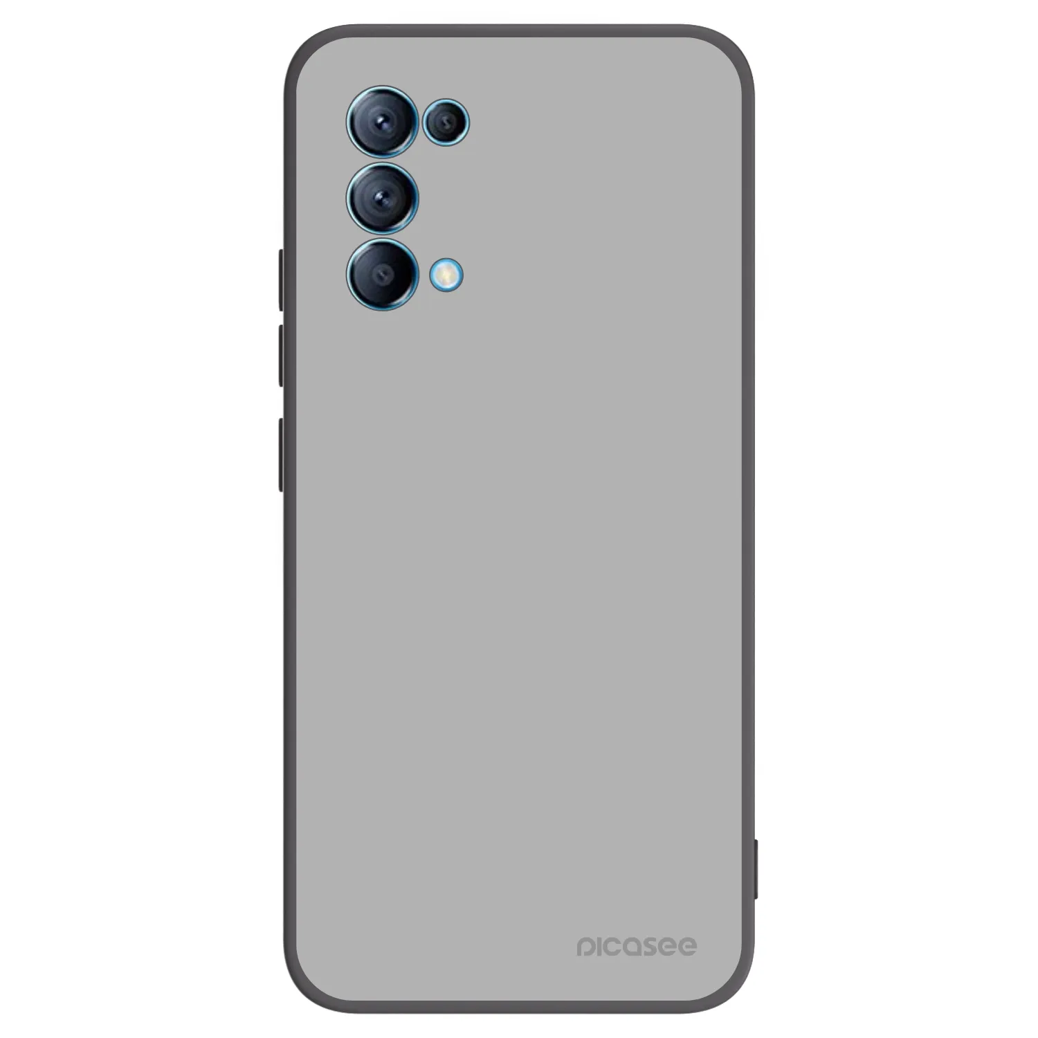 Picasee silikonový černý obal pro OPPO Reno 5 5G - Stone