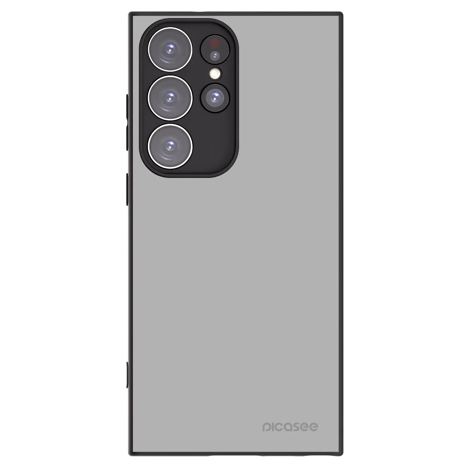 Picasee silikonový černý obal pro Samsung Galaxy S23 Ultra 5G - Stone
