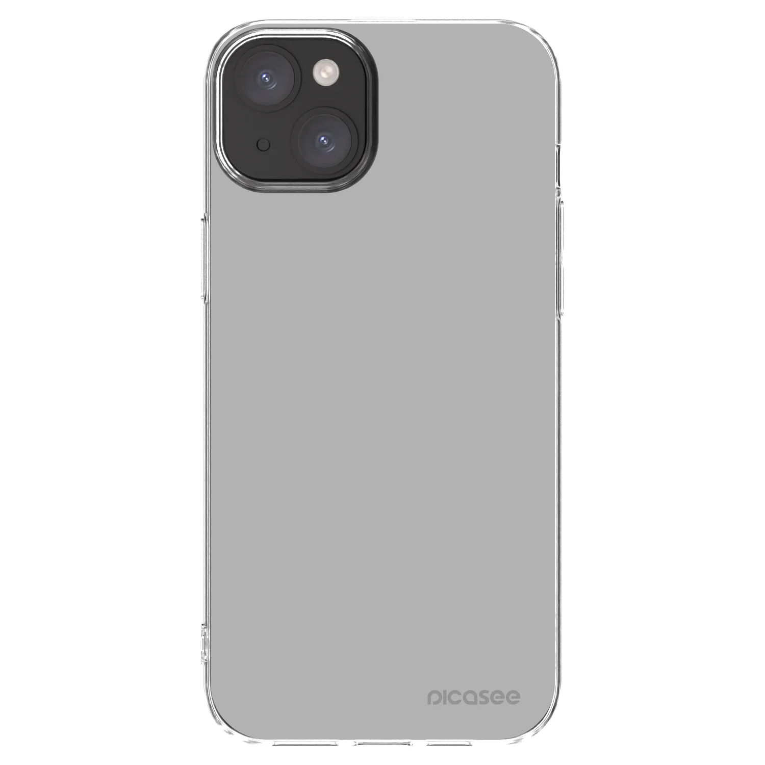 Picasee silikonový průhledný obal pro Apple iPhone 15 Plus - Stone