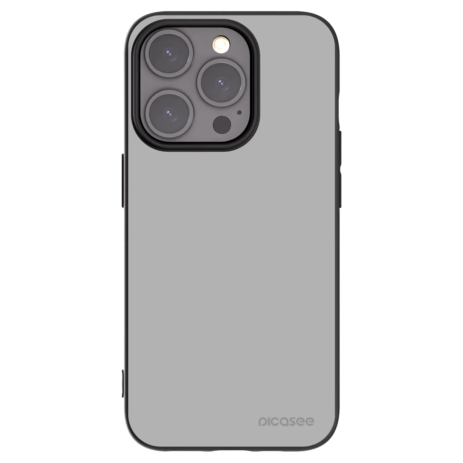 Picasee silikonový černý obal pro Apple iPhone 15 Pro - Stone