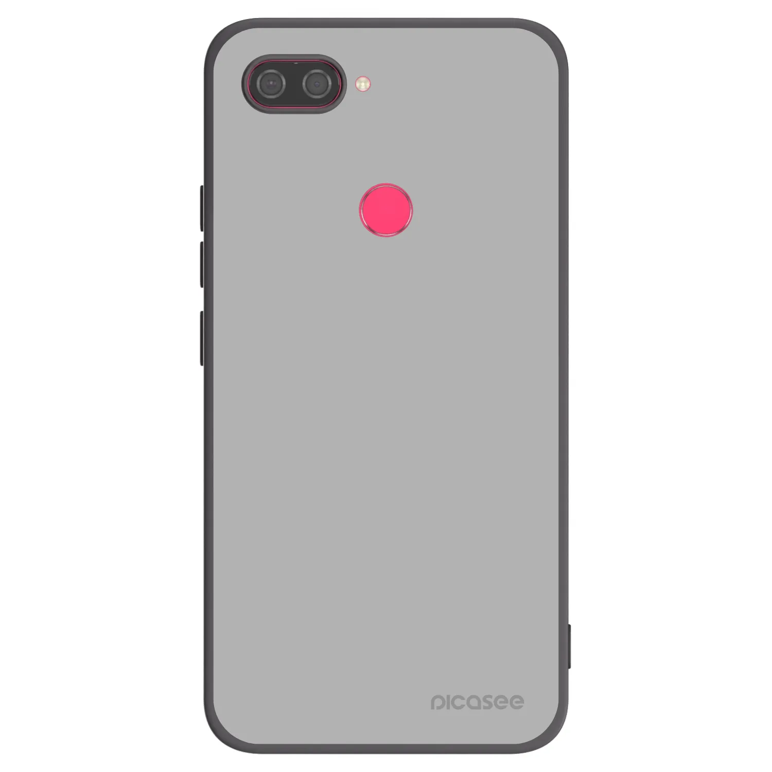 Picasee silikonový černý obal pro Xiaomi Mi 8 Lite - Stone