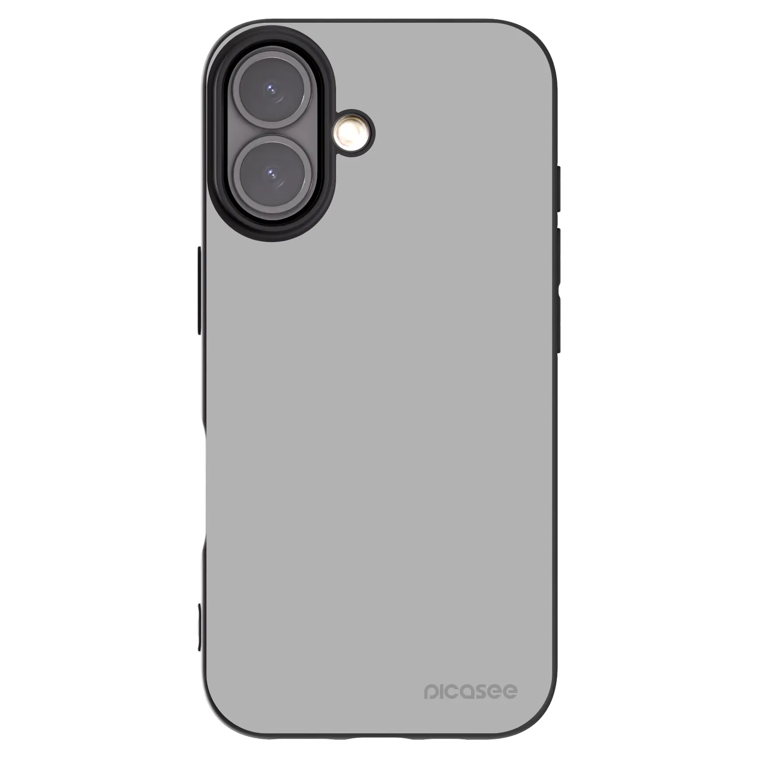 Picasee silikonový černý obal pro Apple iPhone 16 - Stone