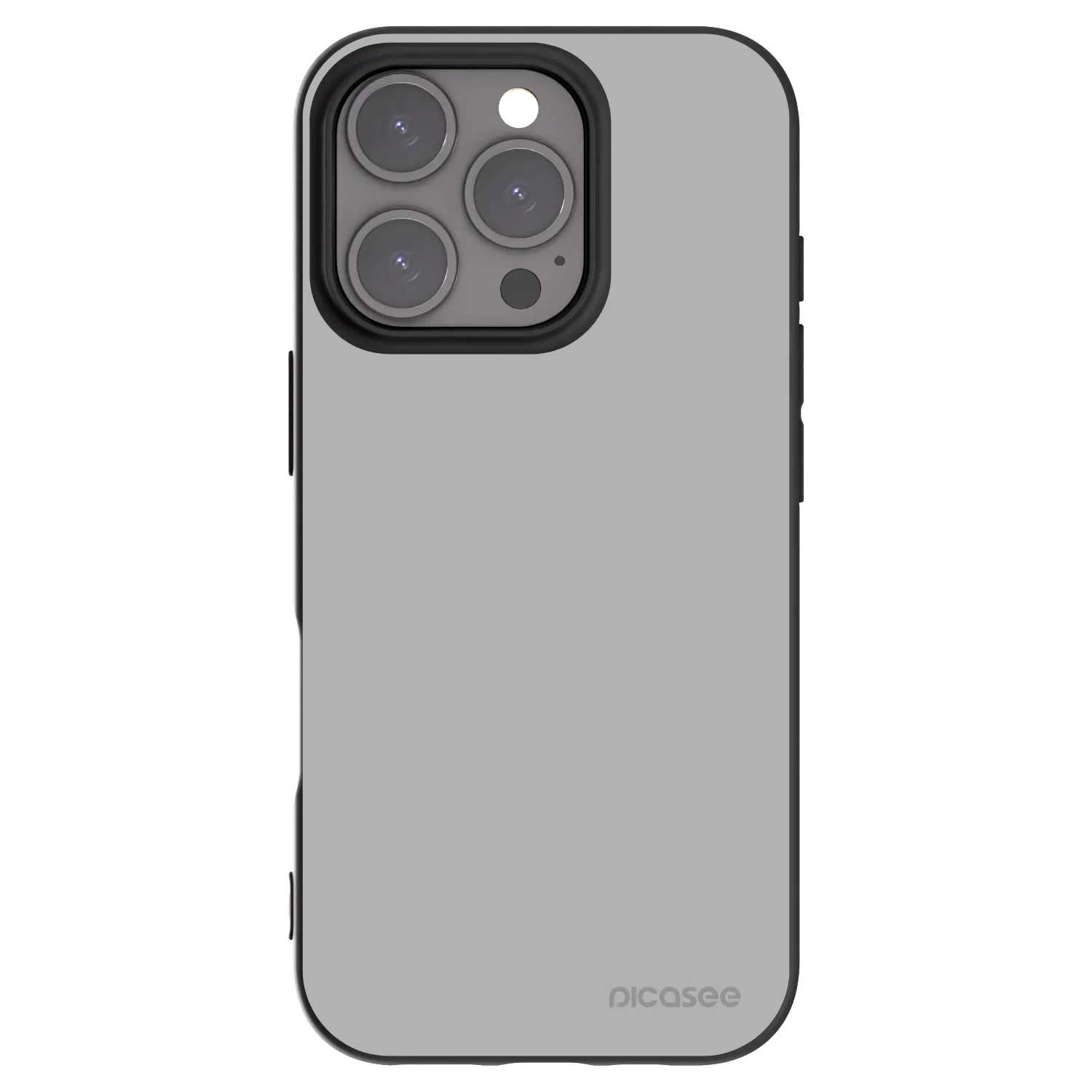 Picasee silikonový černý obal pro Apple iPhone 16 Pro - Stone