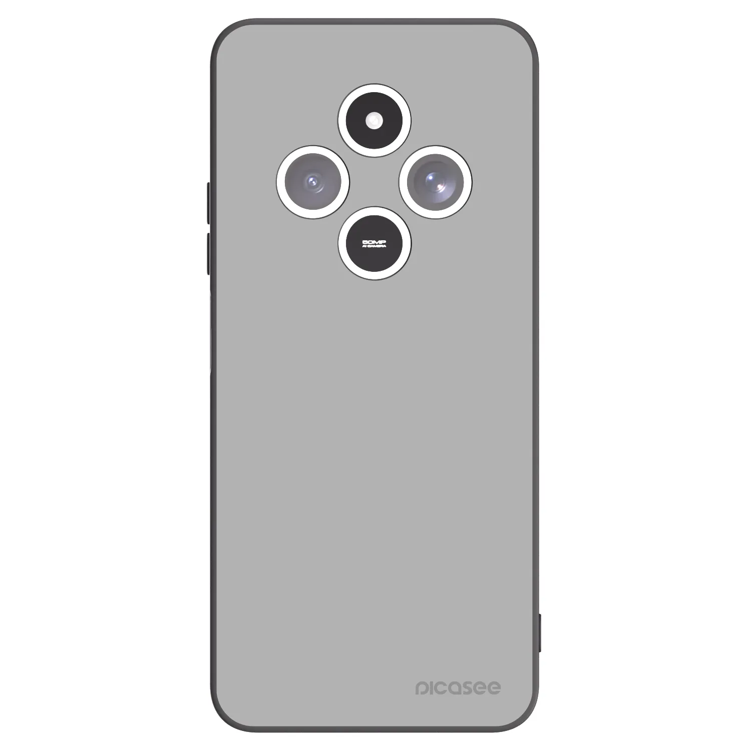 Picasee silikonový černý obal pro Xiaomi Redmi 14C - Stone