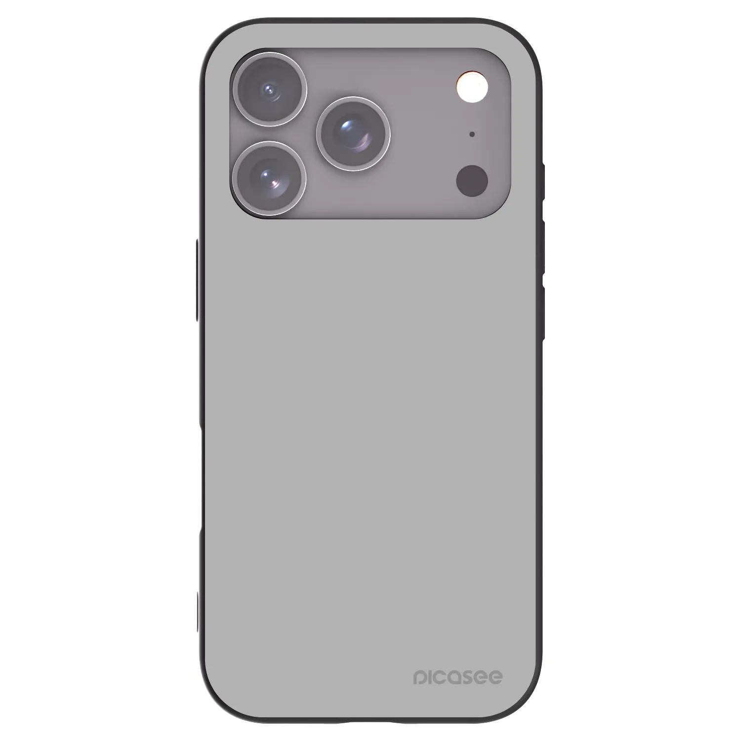 Picasee silikonový černý obal pro Apple iPhone 17 Pro - Stone