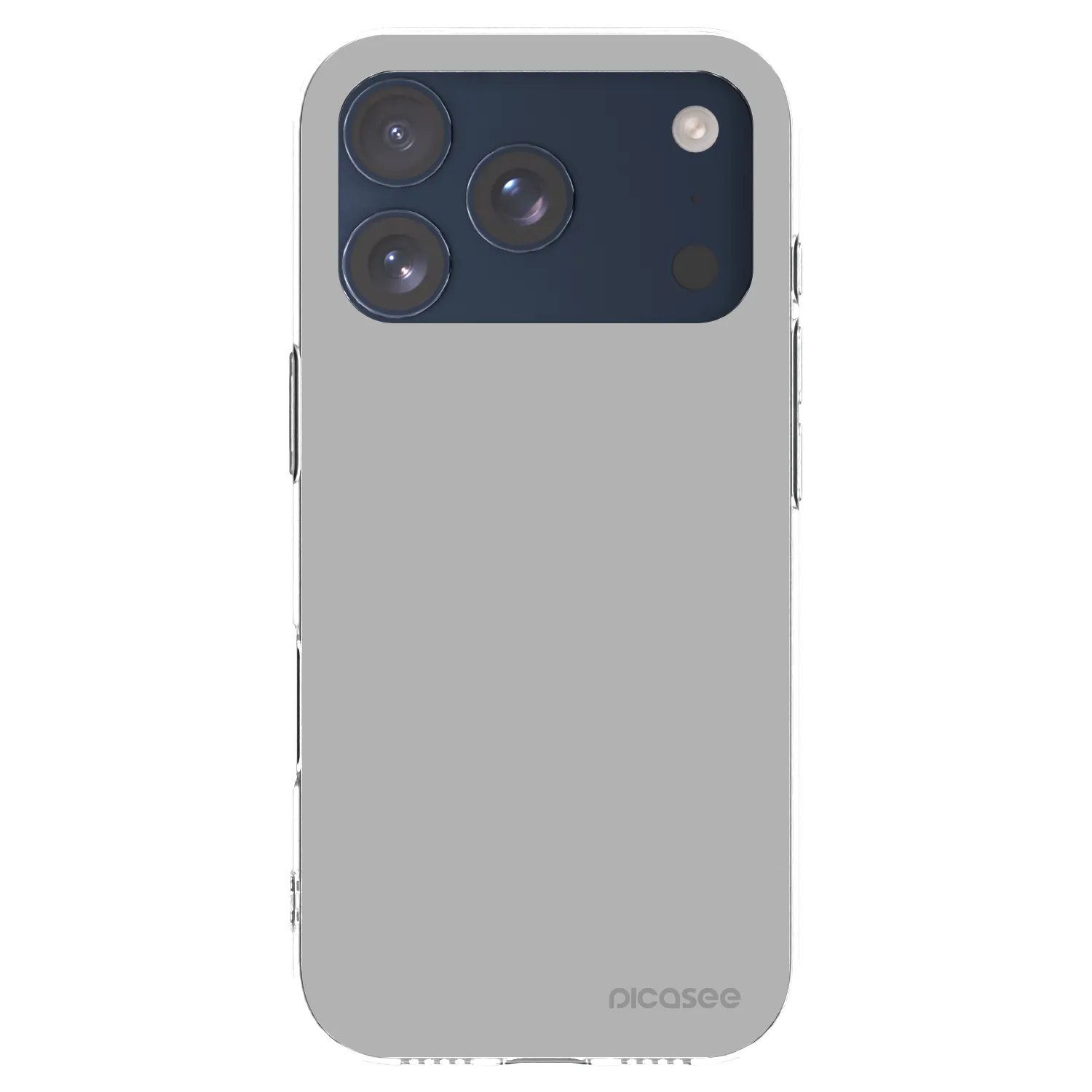 Picasee silikonový průhledný obal pro Apple iPhone 17 Pro - Stone