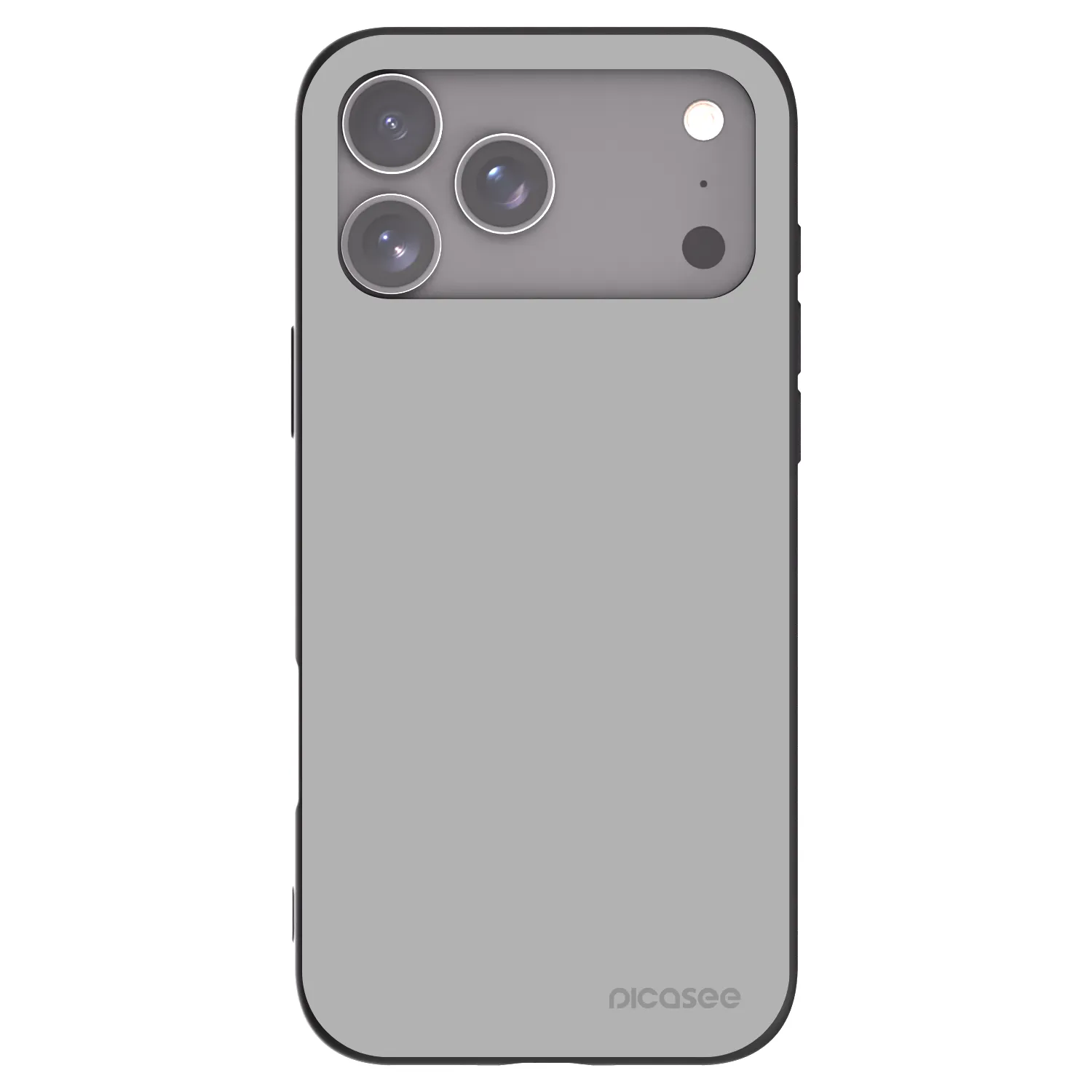 Picasee silikonový černý obal pro Apple iPhone 17 Pro Max - Stone