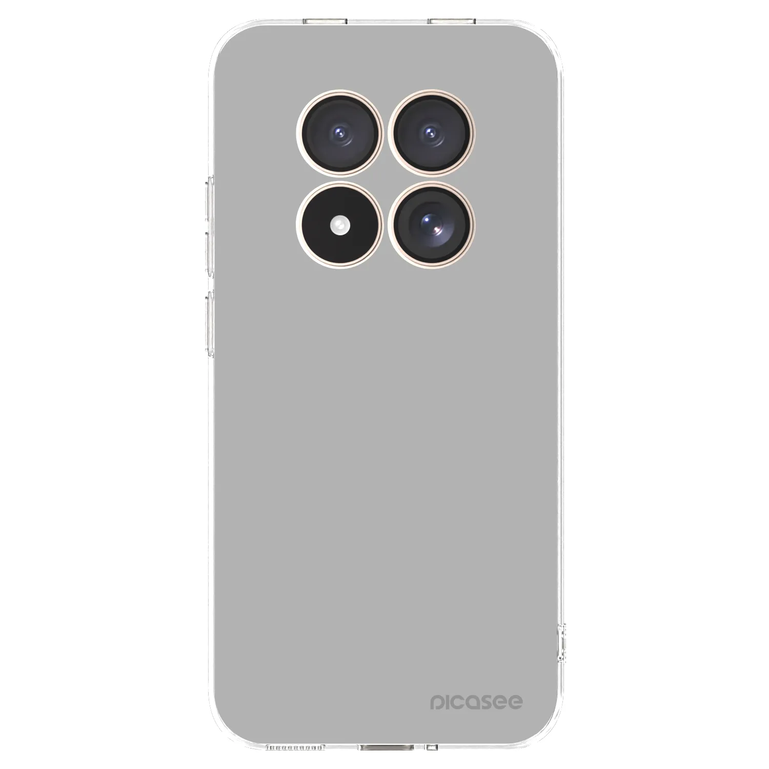 Picasee silikonový průhledný obal pro Xiaomi Redmi Note 15 Pro 4G - Stone