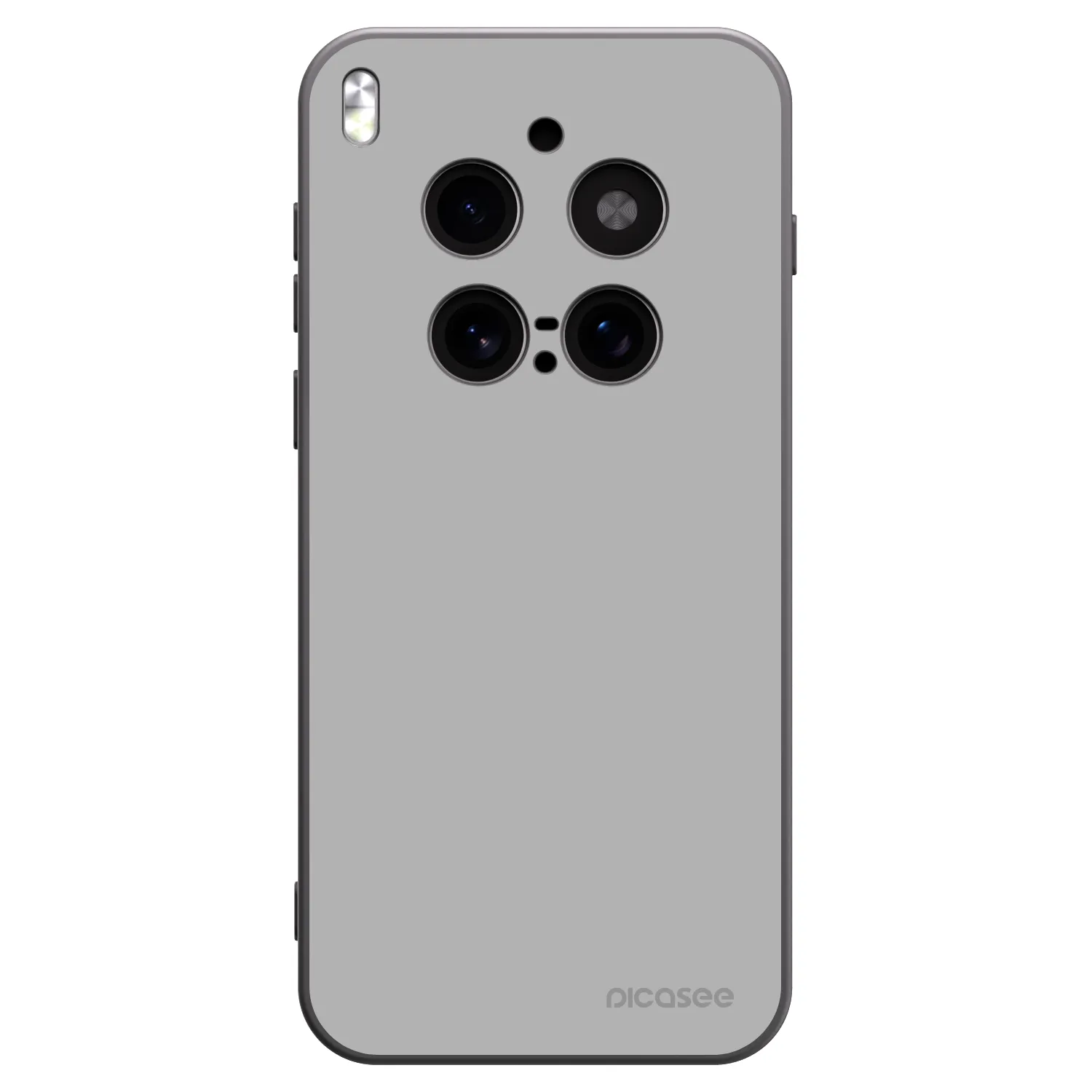 Picasee silikonový černý obal pro Vivo X300 Pro - Stone