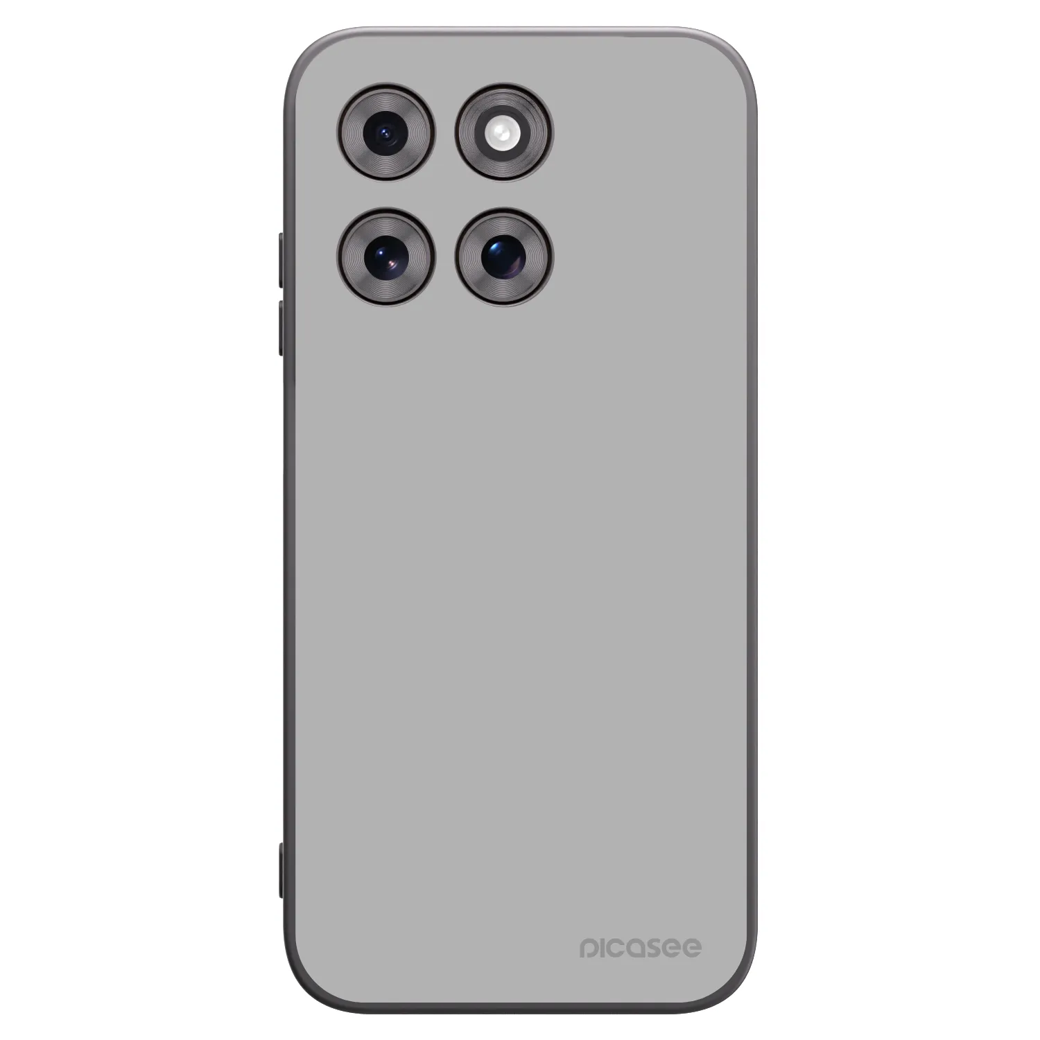 Picasee silikonový černý obal pro Motorola Moto G77 - Stone