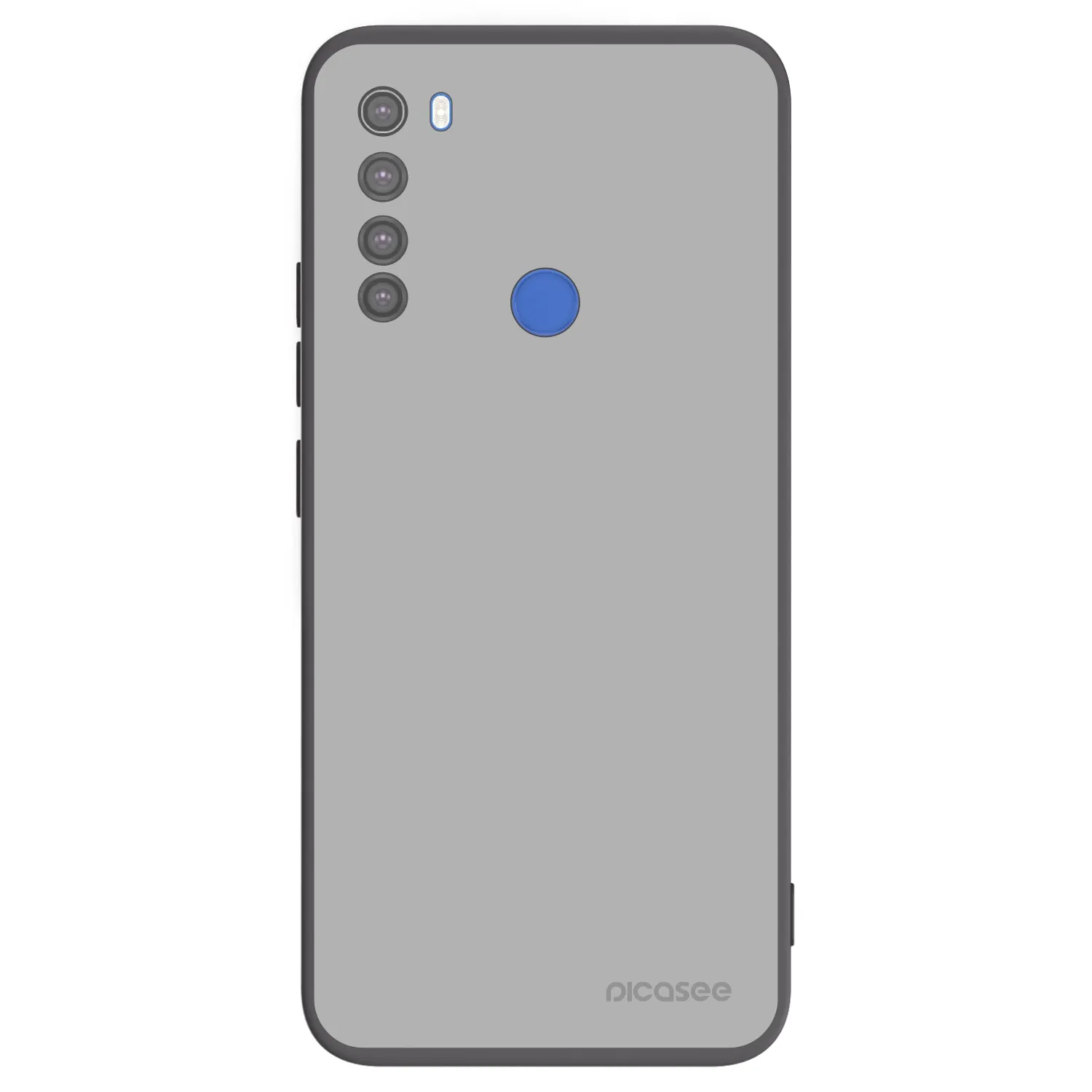 Picasee silikonový černý obal pro Xiaomi Redmi Note 8T - Stone