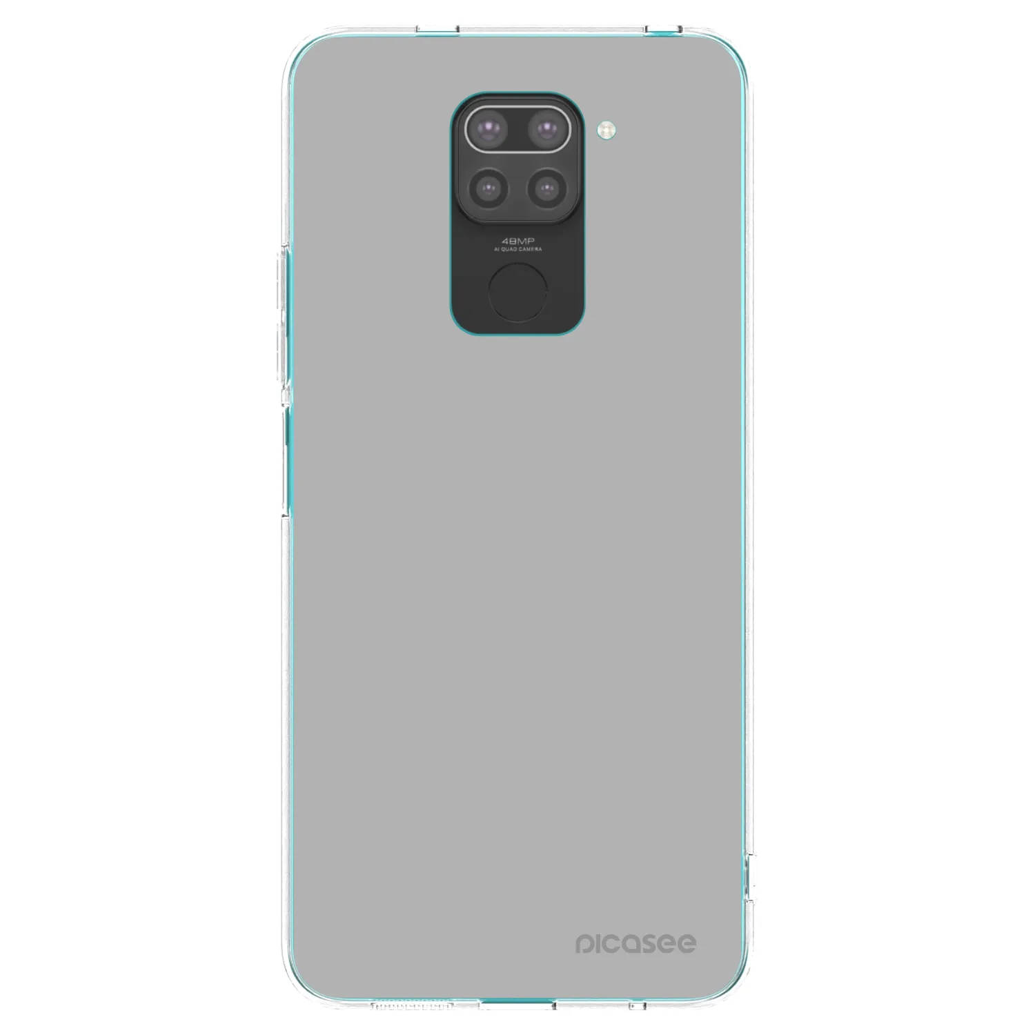 Picasee silikonový černý obal pro Xiaomi Redmi Note 9 - Stone