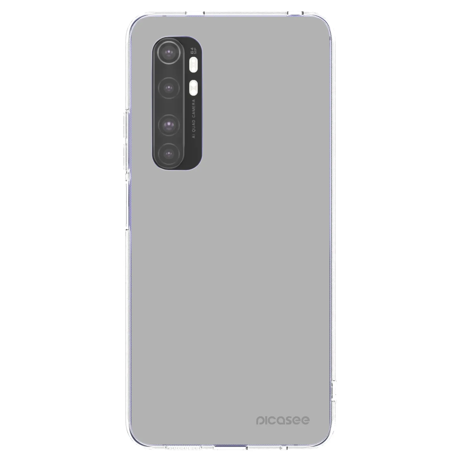 Picasee silikonový průhledný obal pro Xiaomi Mi Note 10 Lite - Stone