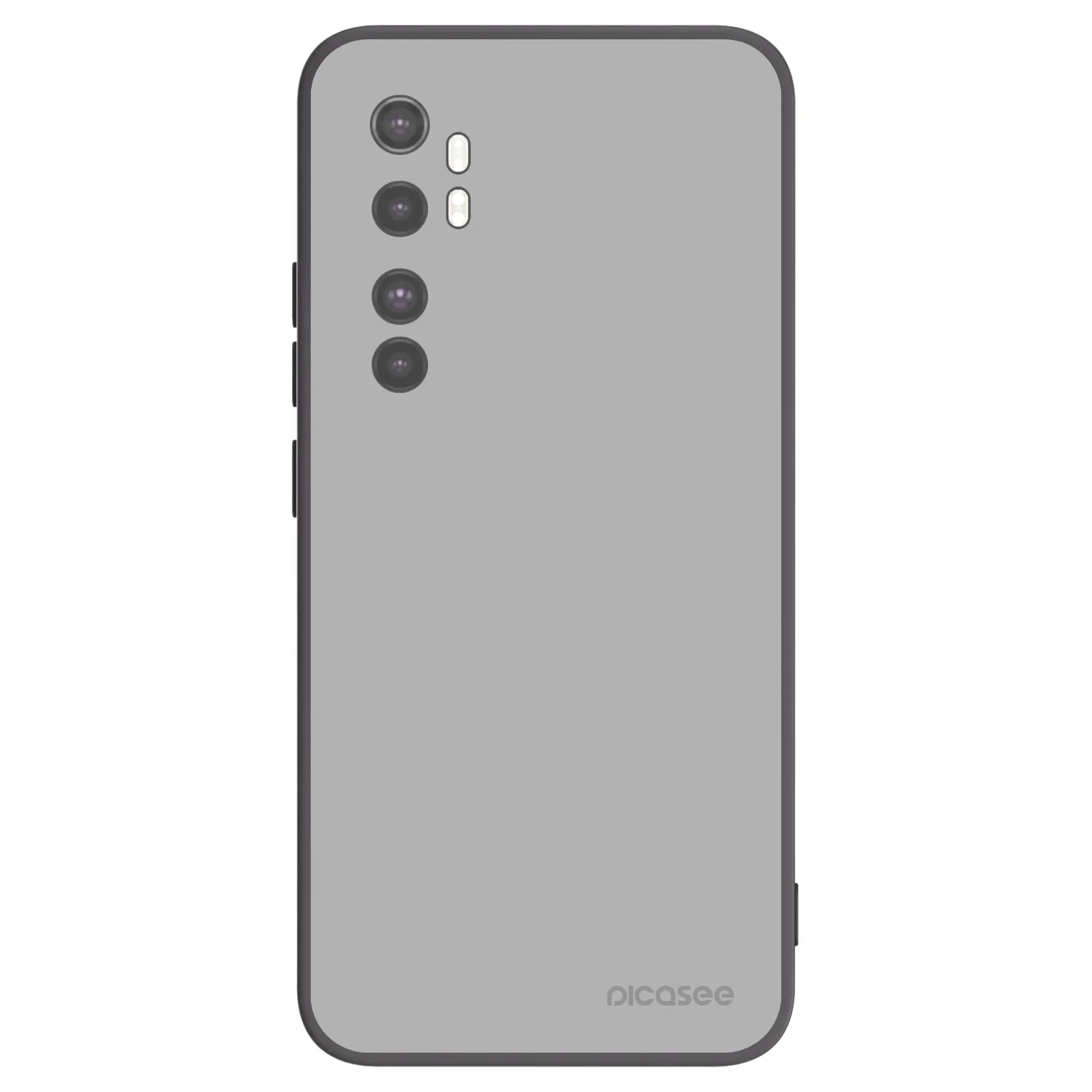 Picasee silikonový černý obal pro Xiaomi Mi Note 10 Lite - Stone