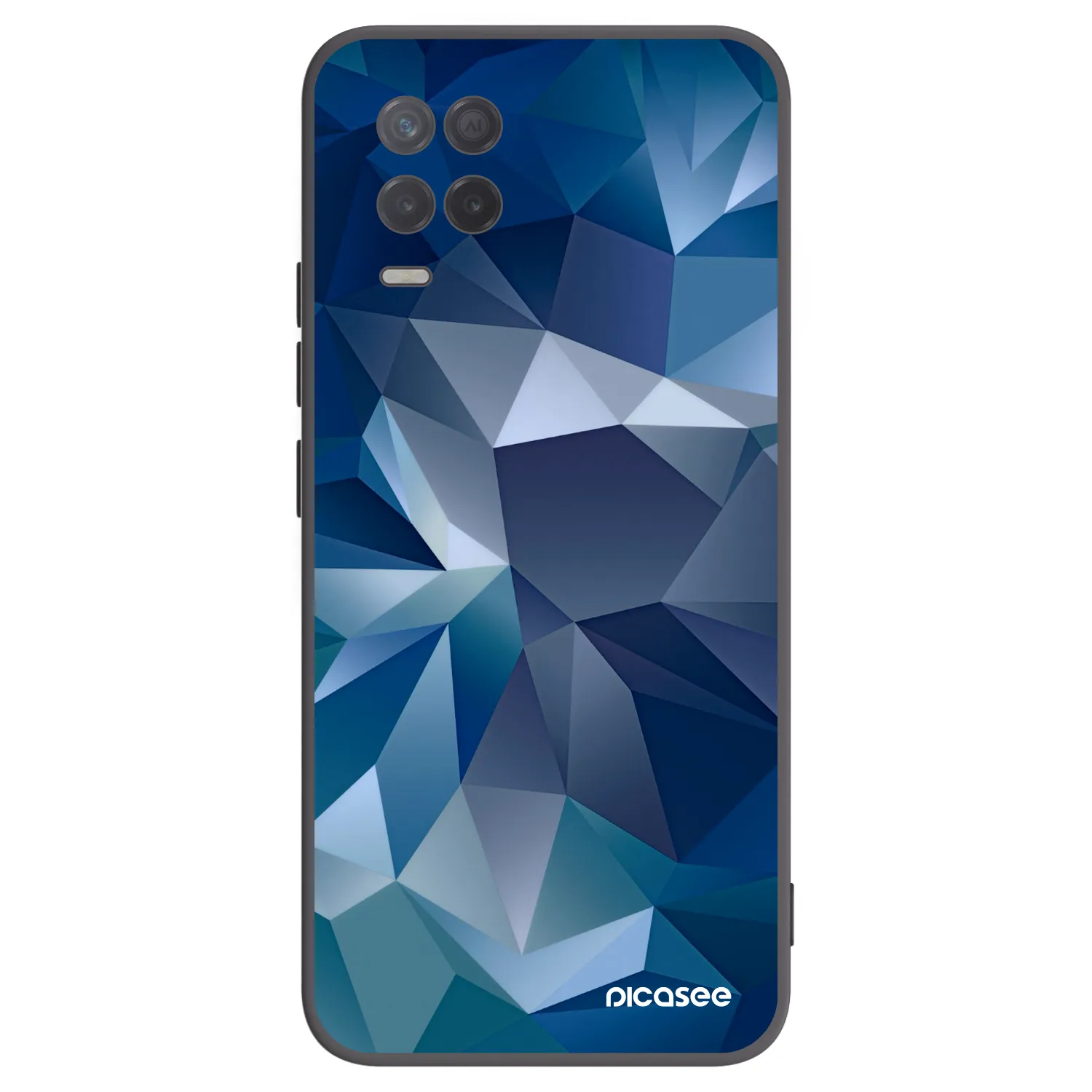 Picasee silikonový černý obal pro Realme 8 5G - Wallpaper