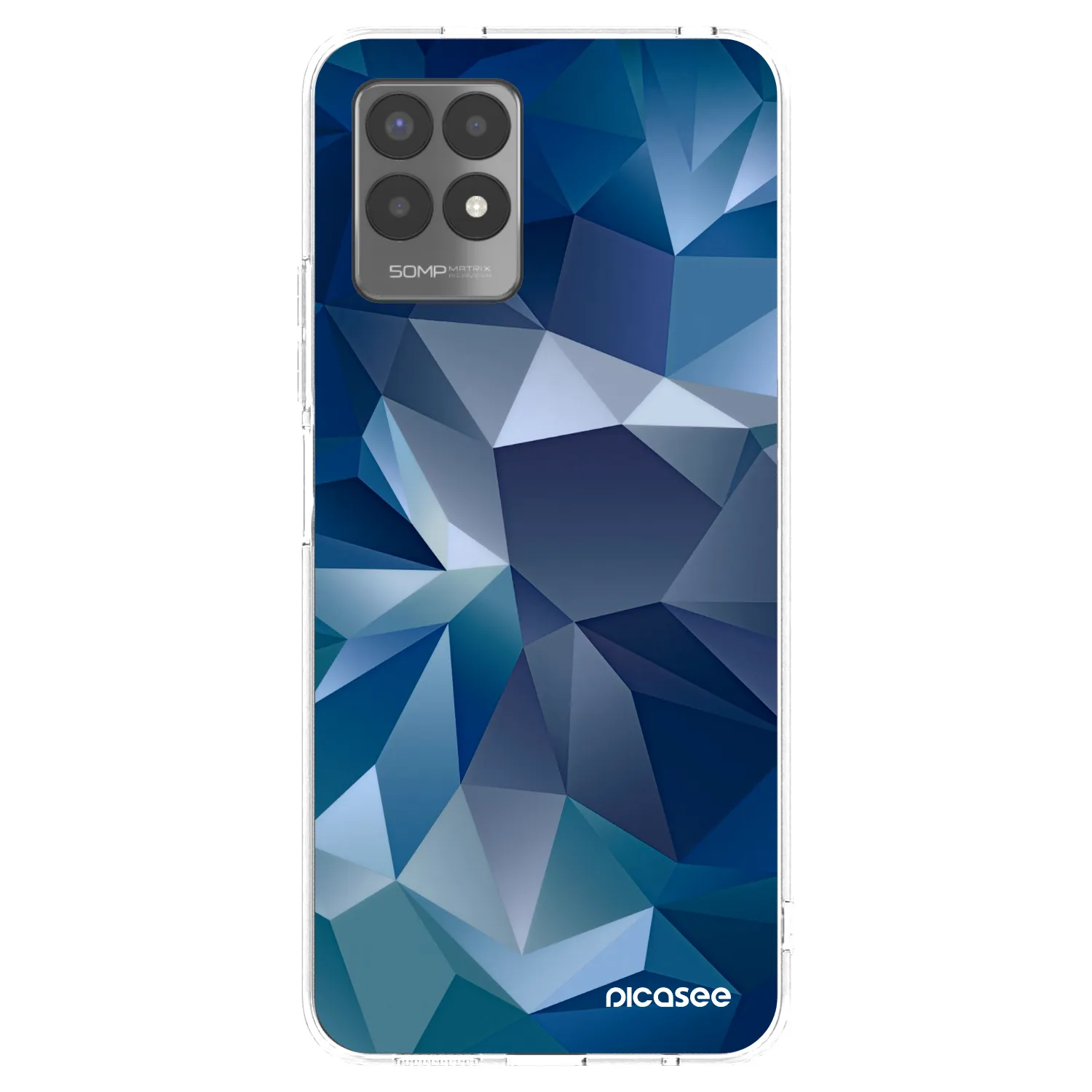 Picasee silikonový průhledný obal pro Realme 8i - Wallpaper