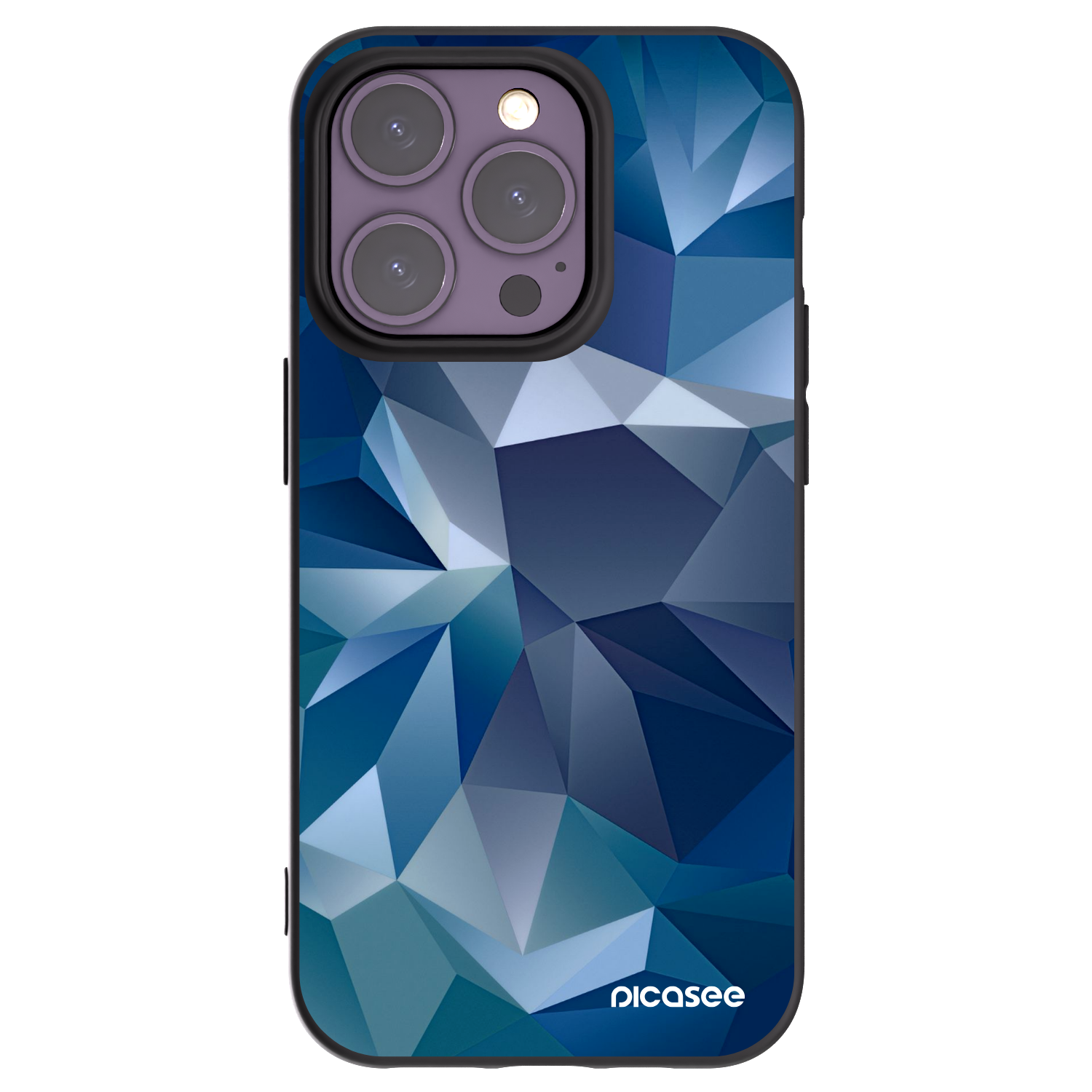 Picasee silikonový černý obal pro Apple iPhone 14 Pro - Wallpaper