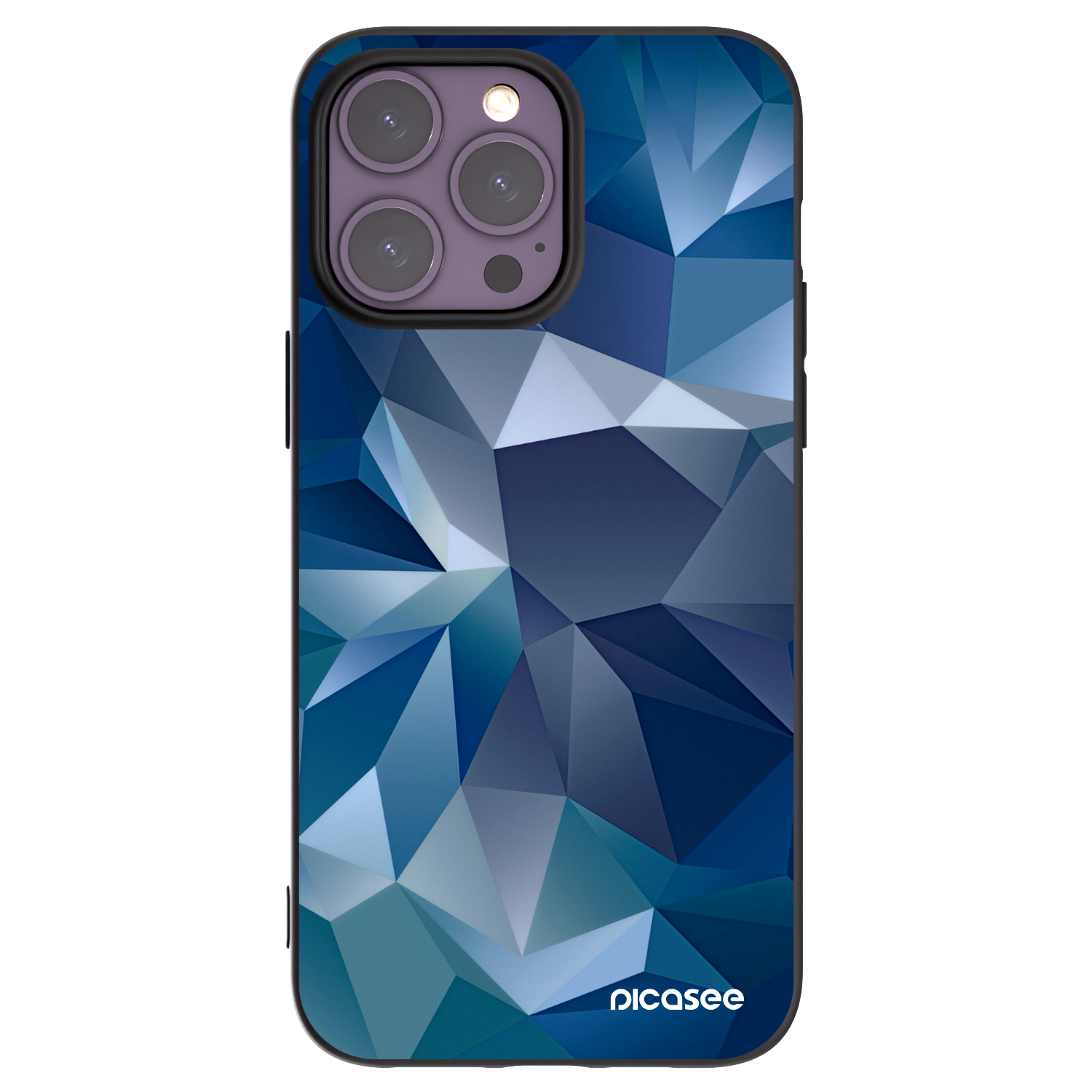 Picasee silikonový černý obal pro Apple iPhone 14 Pro Max - Wallpaper